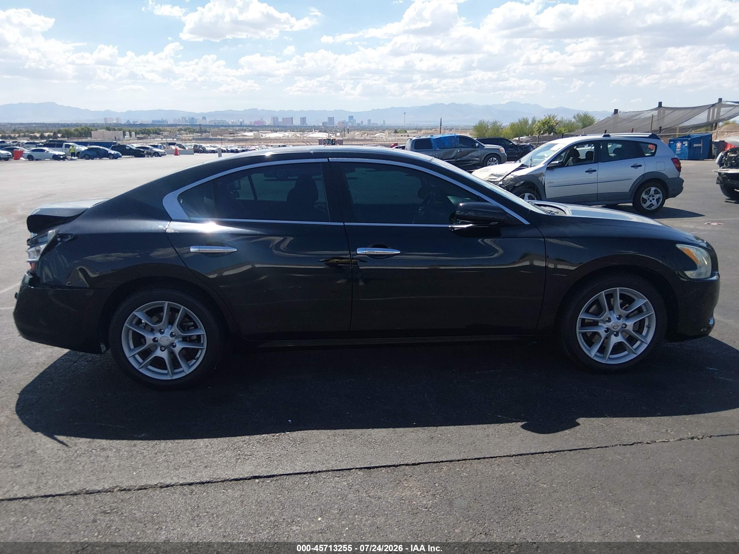 2014 Nissan Maxima 3.5 S Black vin: 1N4AA5APXEC490520