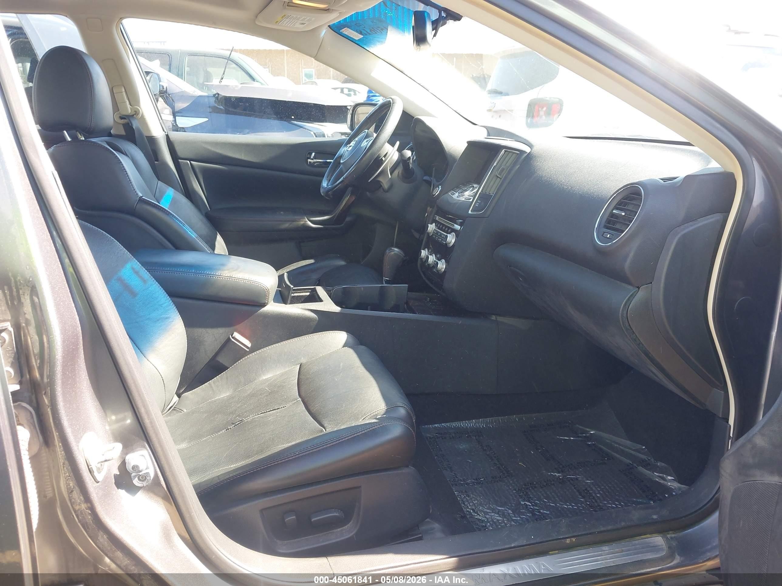 2014 Nissan Maxima 3.5 Sv Gray vin: 1N4AA5APXEC491361