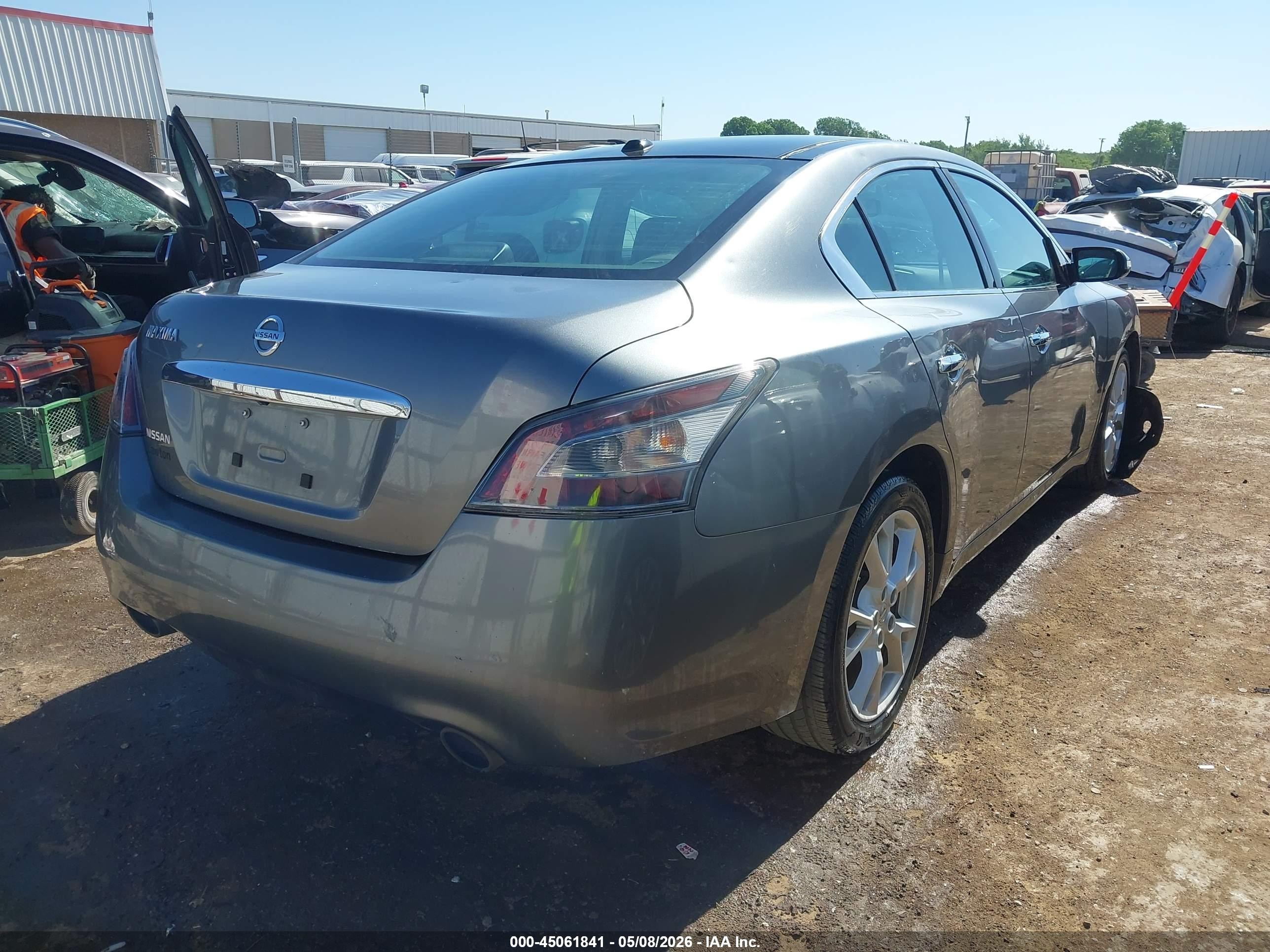 2014 Nissan Maxima 3.5 Sv Gray vin: 1N4AA5APXEC491361