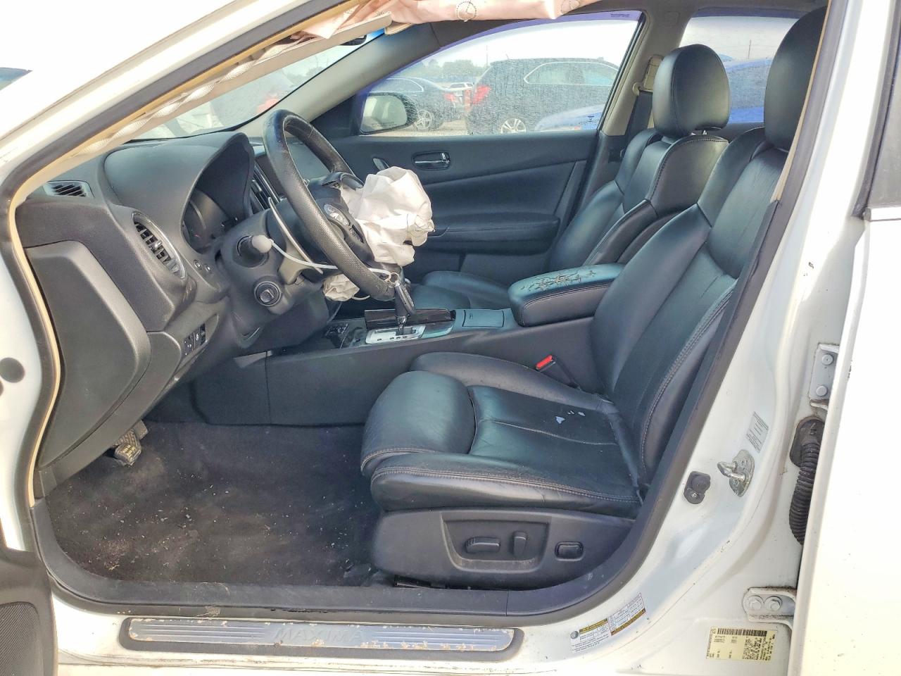 2014 Nissan Maxima White vin: 1N4AA5APXEC492588