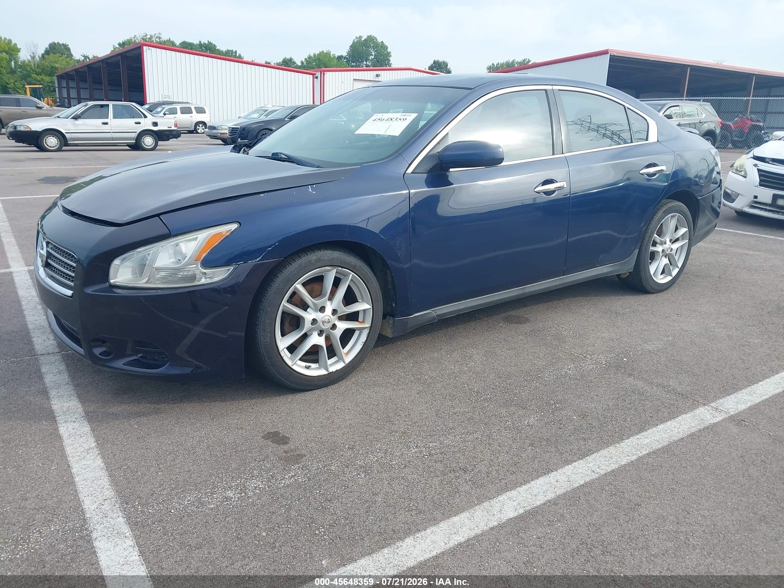 2014 Nissan Maxima 3.5 S/3.5 Sv Blue vin: 1N4AA5APXEC493255