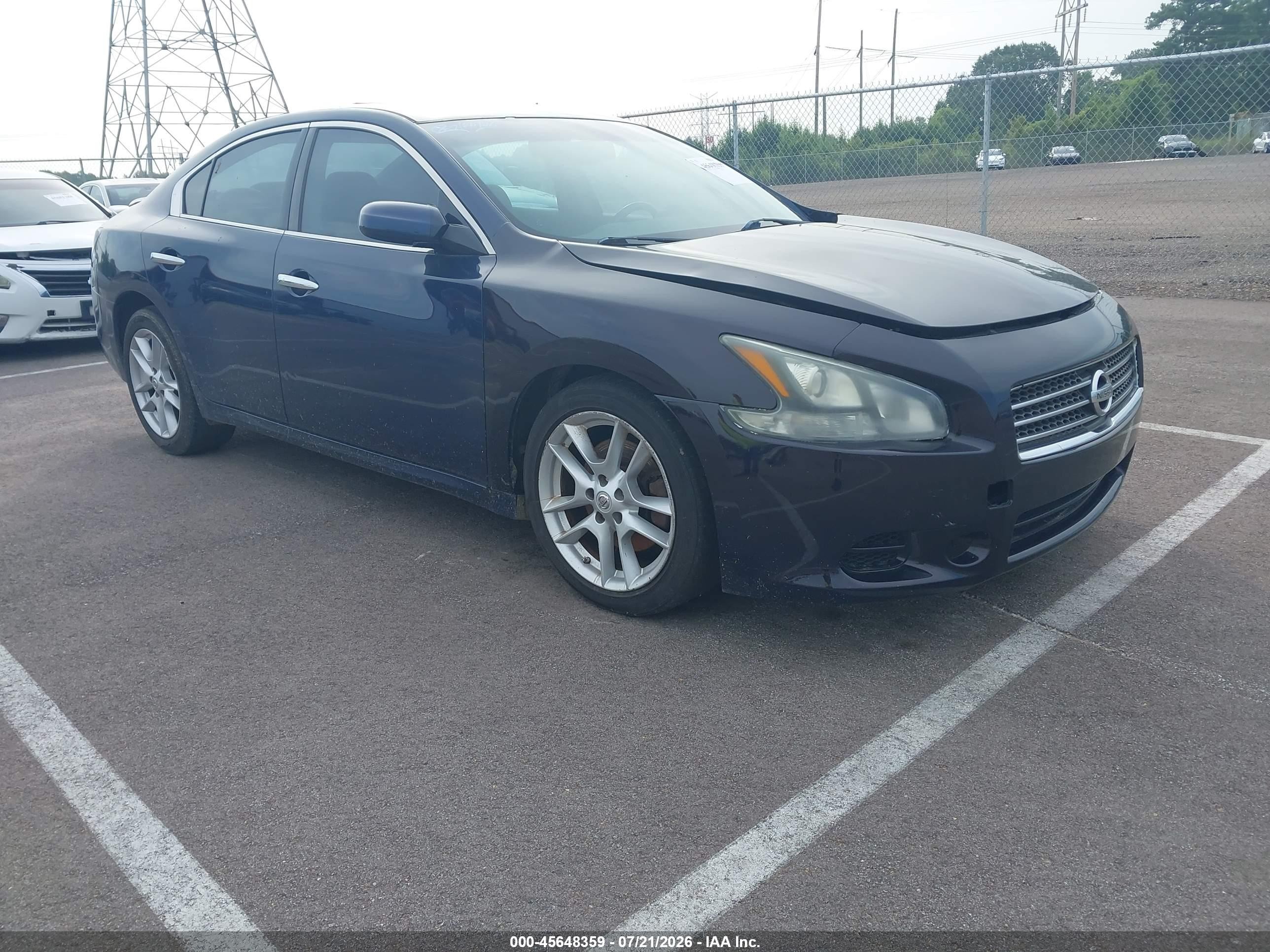 2014 Nissan Maxima 3.5 S/3.5 Sv Blue vin: 1N4AA5APXEC493255