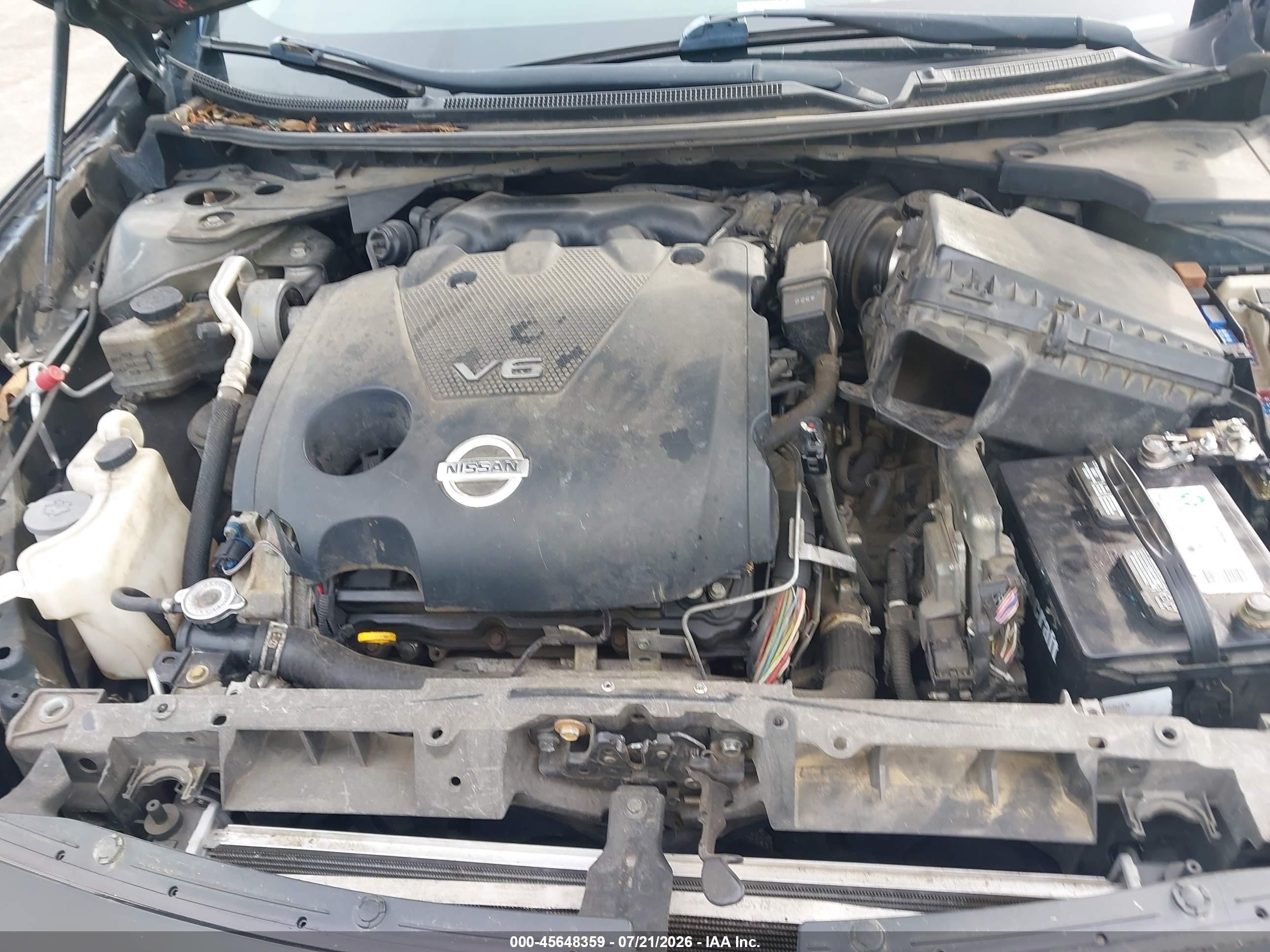 2014 Nissan Maxima 3.5 S/3.5 Sv Blue vin: 1N4AA5APXEC493255