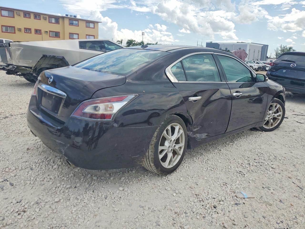 2014 Nissan Maxima 3.5 Sv Черный vin: 1N4AA5APXEC493336