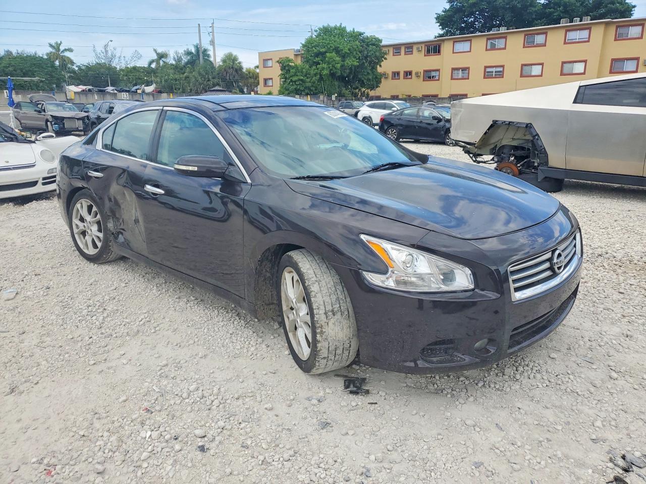 2014 Nissan Maxima 3.5 Sv Черный vin: 1N4AA5APXEC493336