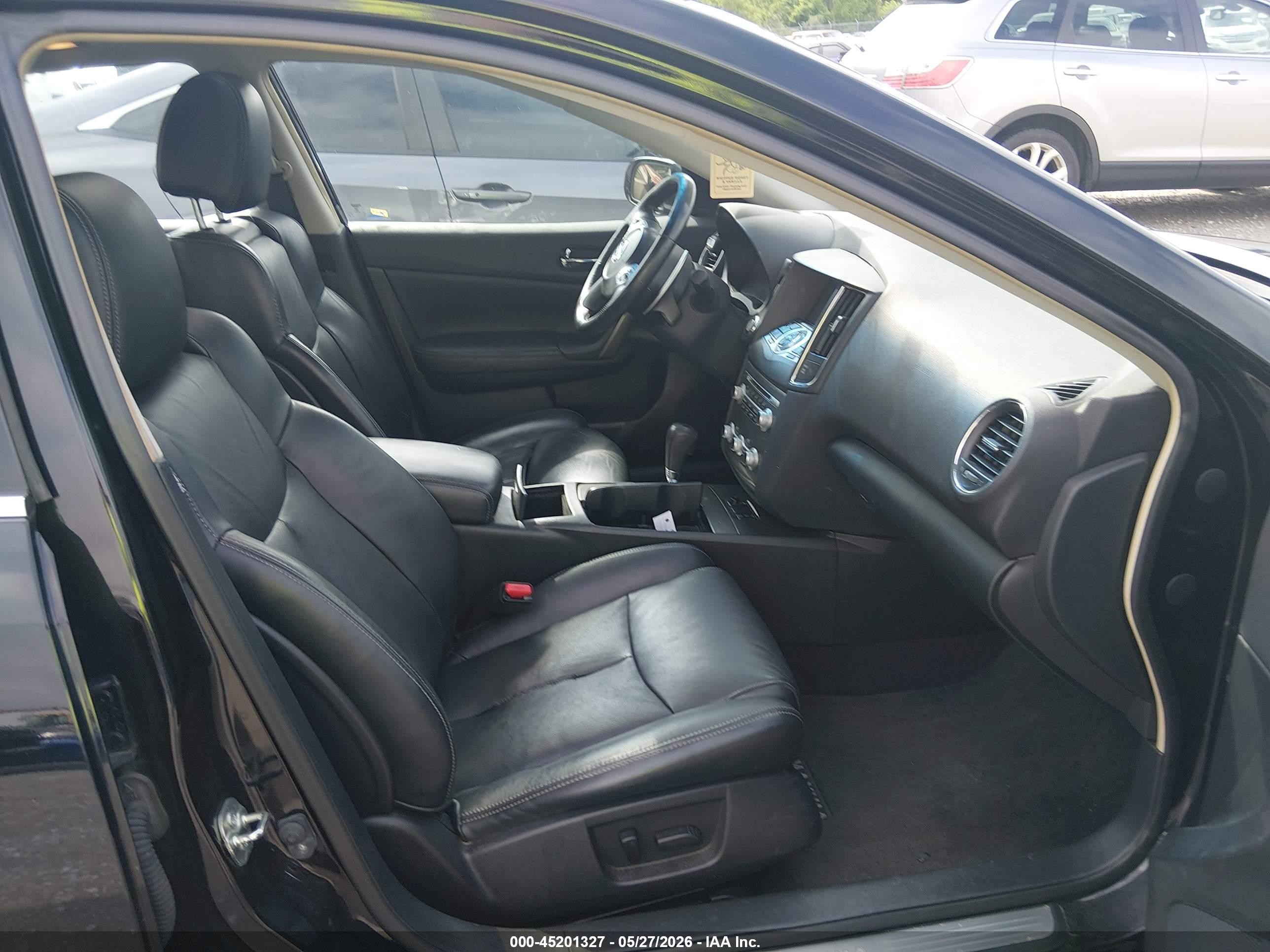 2014 Nissan Maxima 3.5 Sv Black vin: 1N4AA5APXEC493398