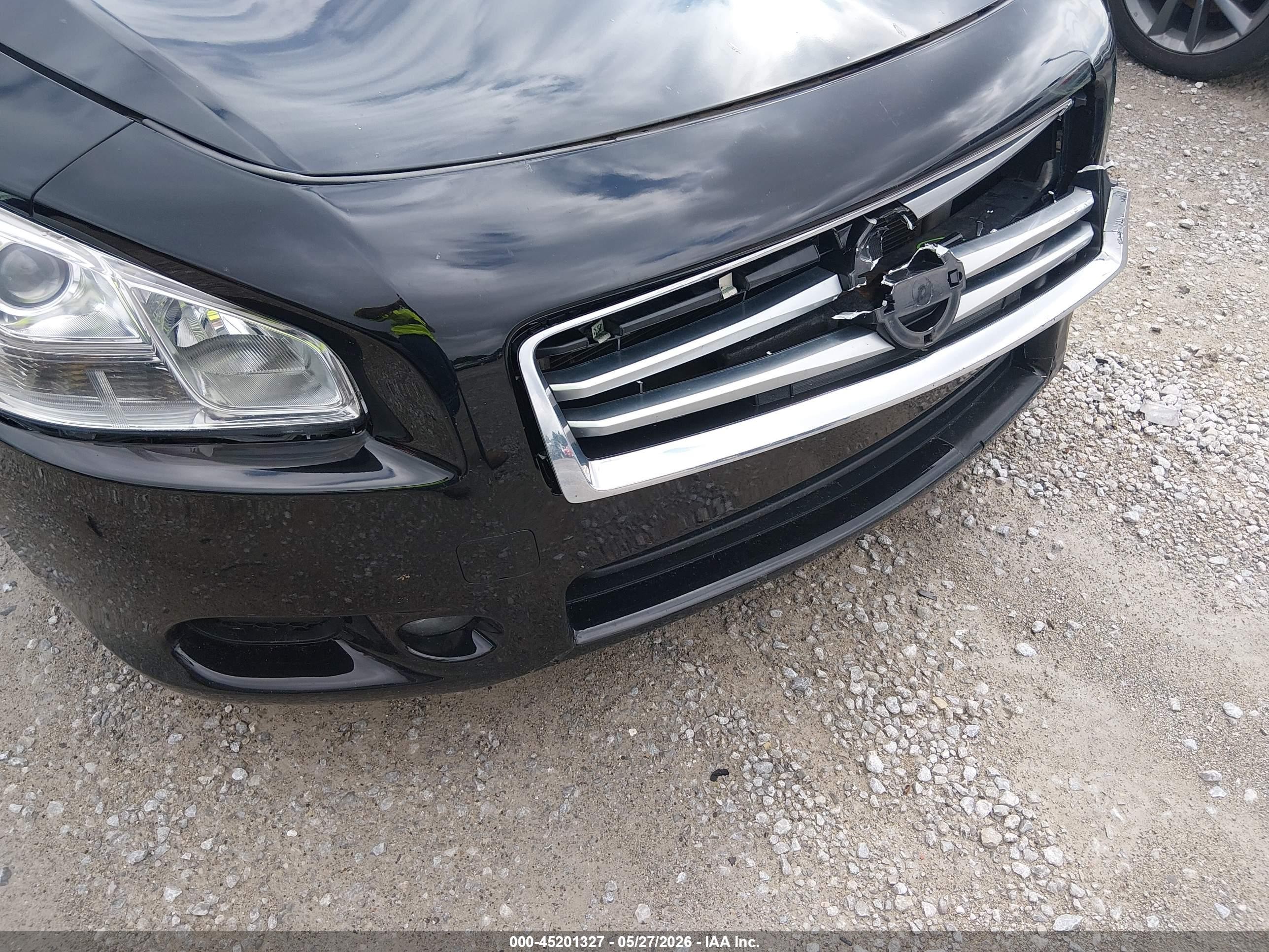 2014 Nissan Maxima 3.5 Sv Black vin: 1N4AA5APXEC493398