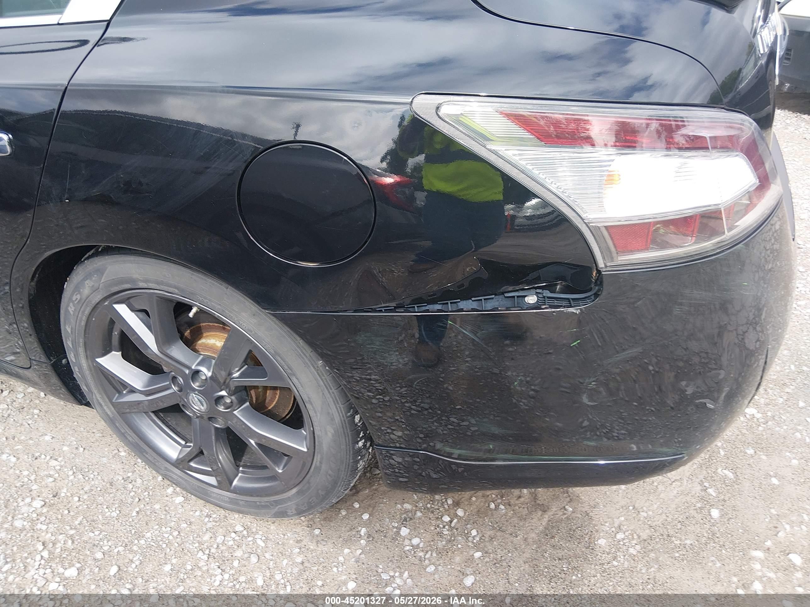 2014 Nissan Maxima 3.5 Sv Black vin: 1N4AA5APXEC493398