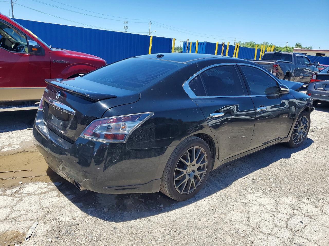 2014 Nissan Maxima 3.5 Sv Black vin: 1N4AA5APXEC493790