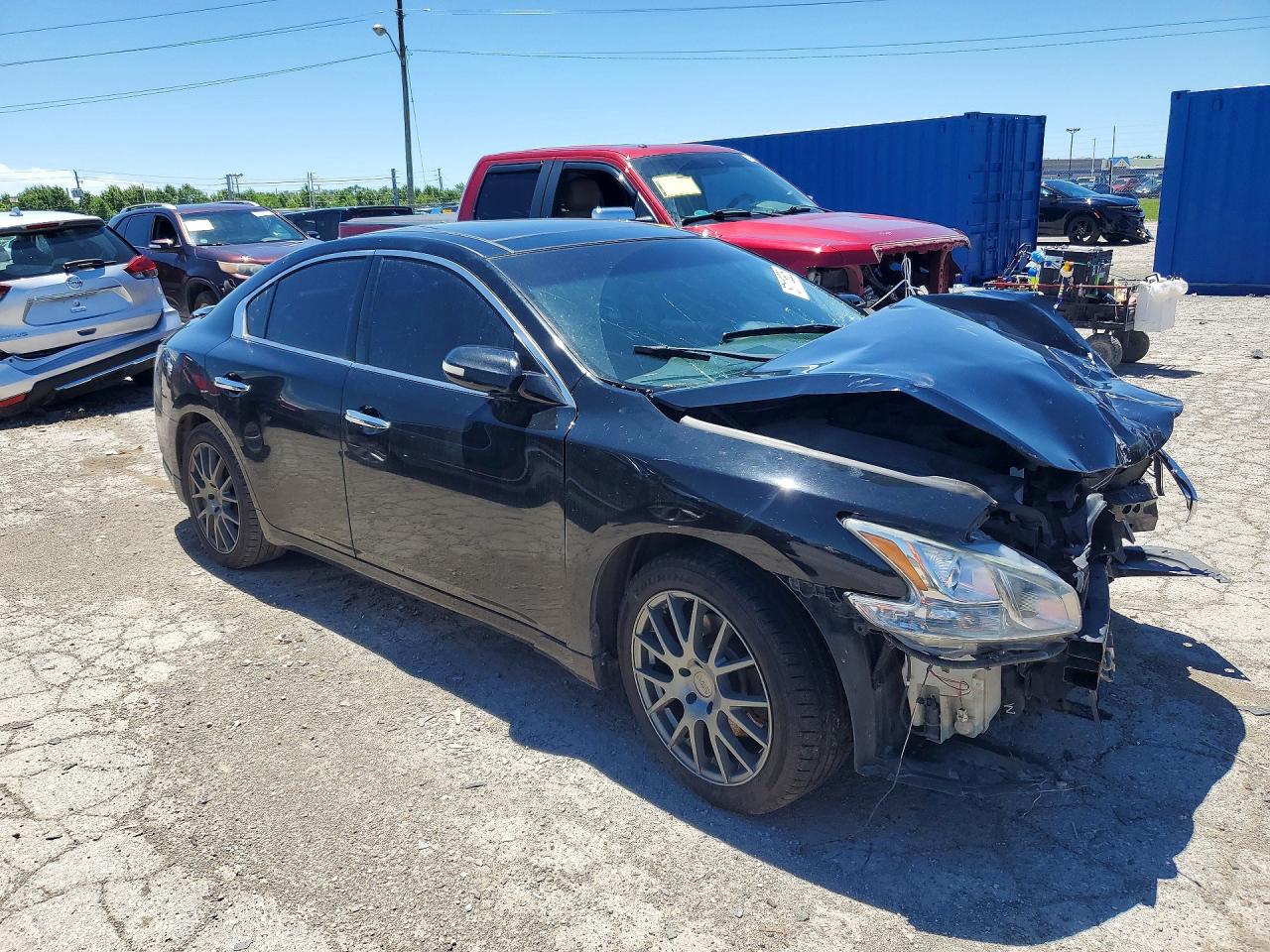 2014 Nissan Maxima 3.5 Sv Black vin: 1N4AA5APXEC493790