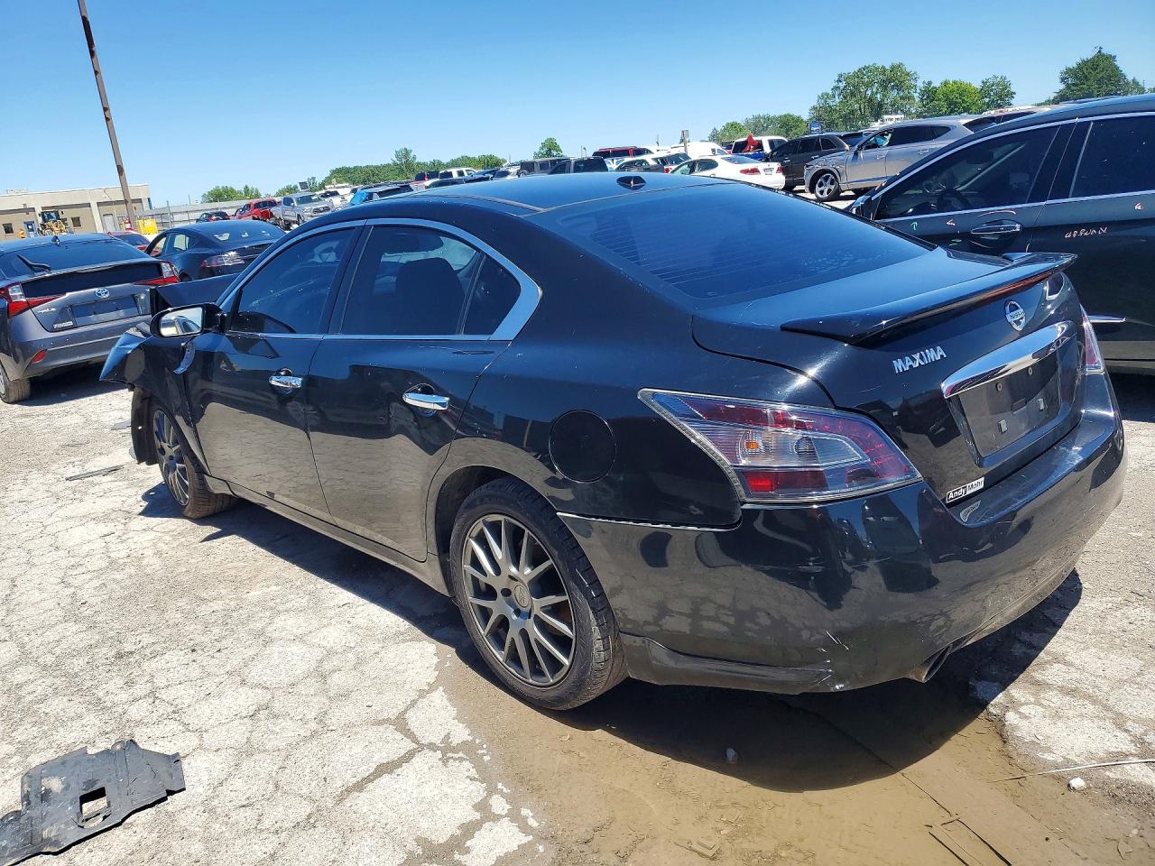 2014 Nissan Maxima 3.5 Sv Black vin: 1N4AA5APXEC493790