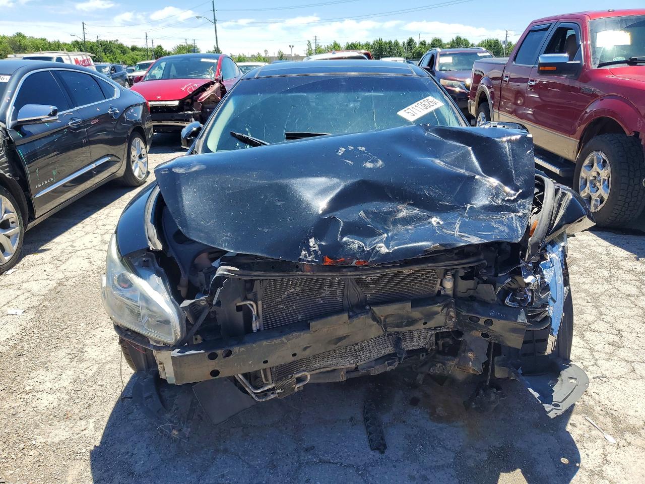 2014 Nissan Maxima 3.5 Sv Black vin: 1N4AA5APXEC493790