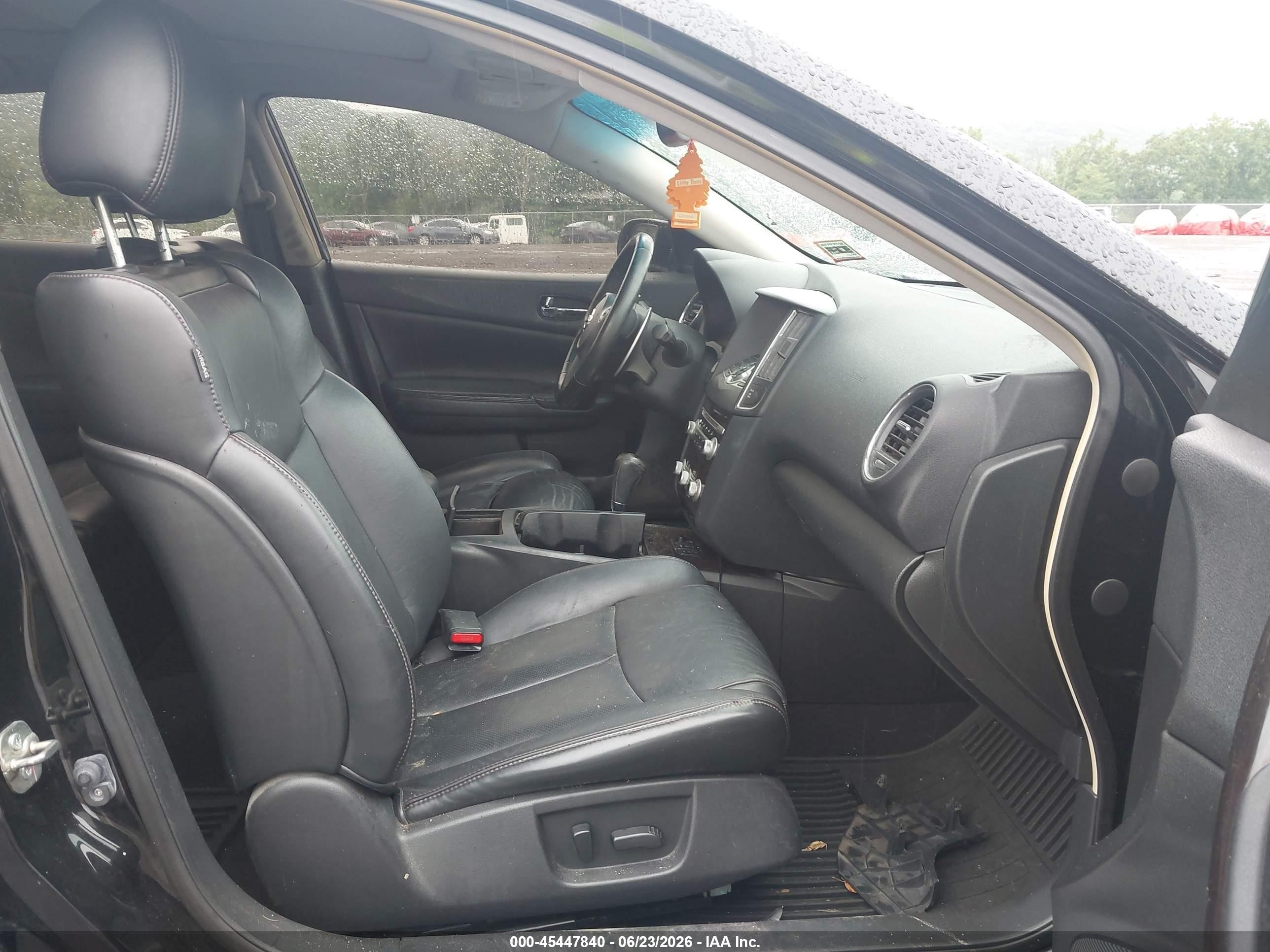 2014 Nissan Maxima 3.5 Sv Black vin: 1N4AA5APXEC496169