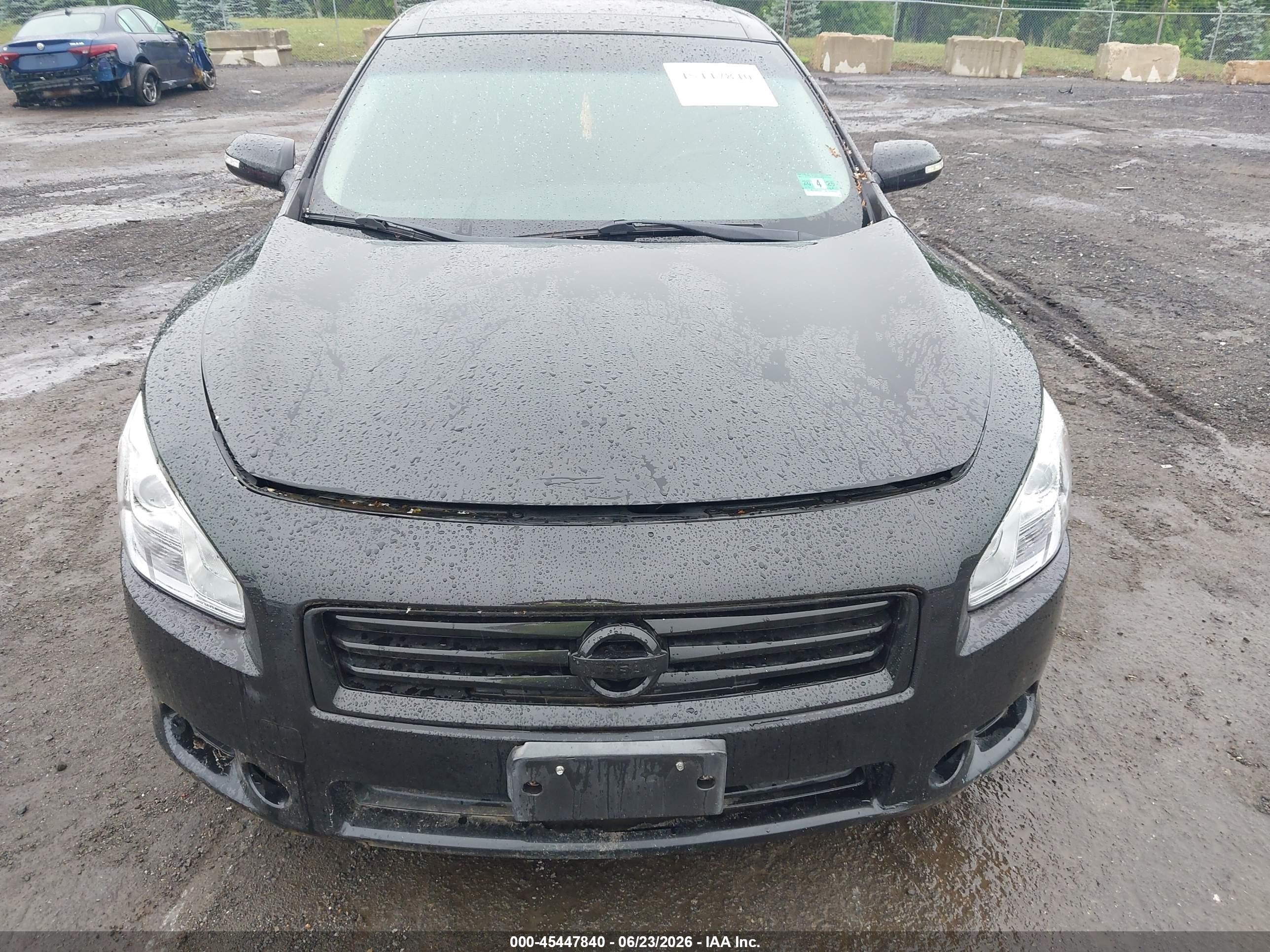 2014 Nissan Maxima 3.5 Sv Black vin: 1N4AA5APXEC496169