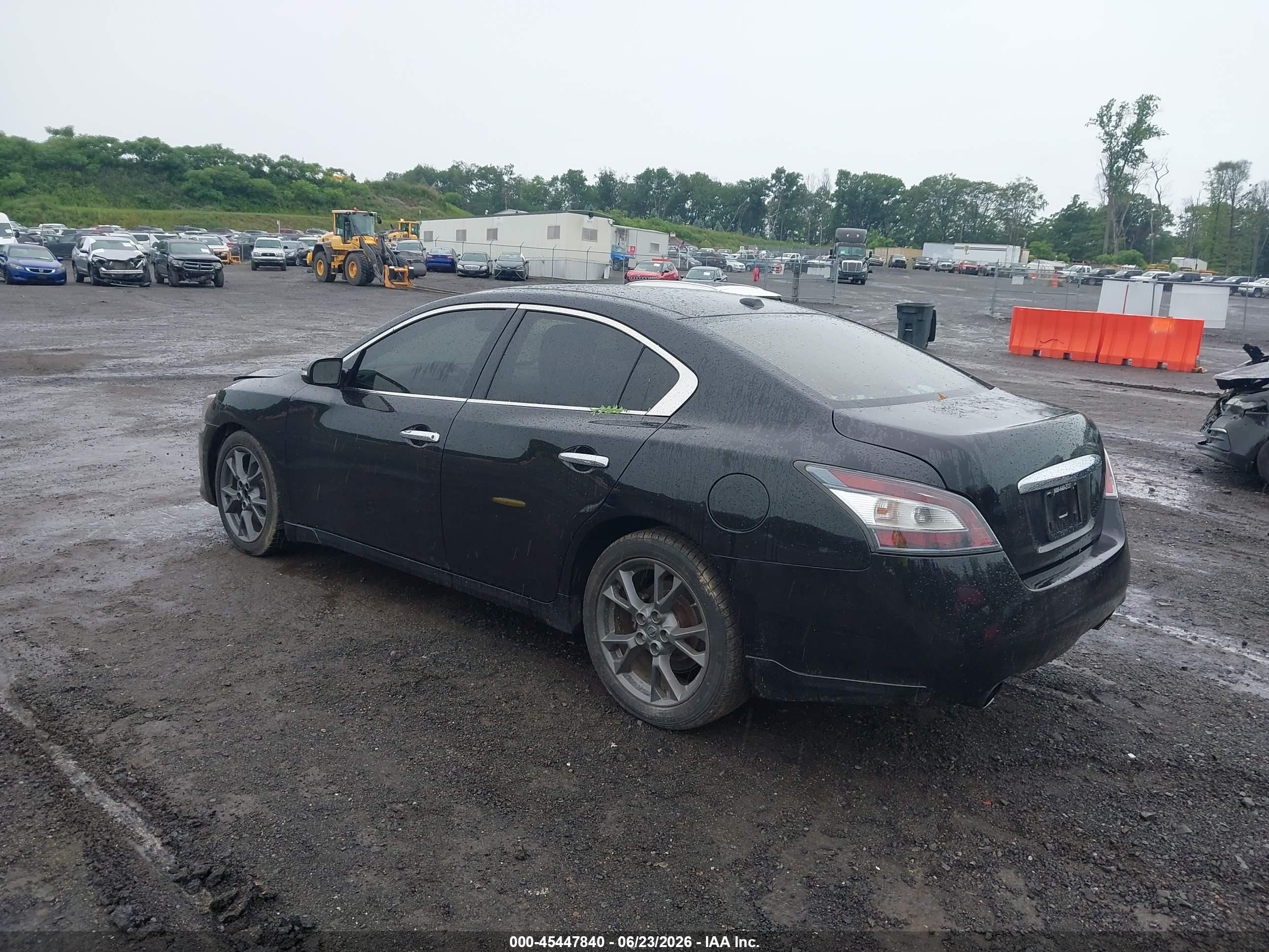 2014 Nissan Maxima 3.5 Sv Black vin: 1N4AA5APXEC496169