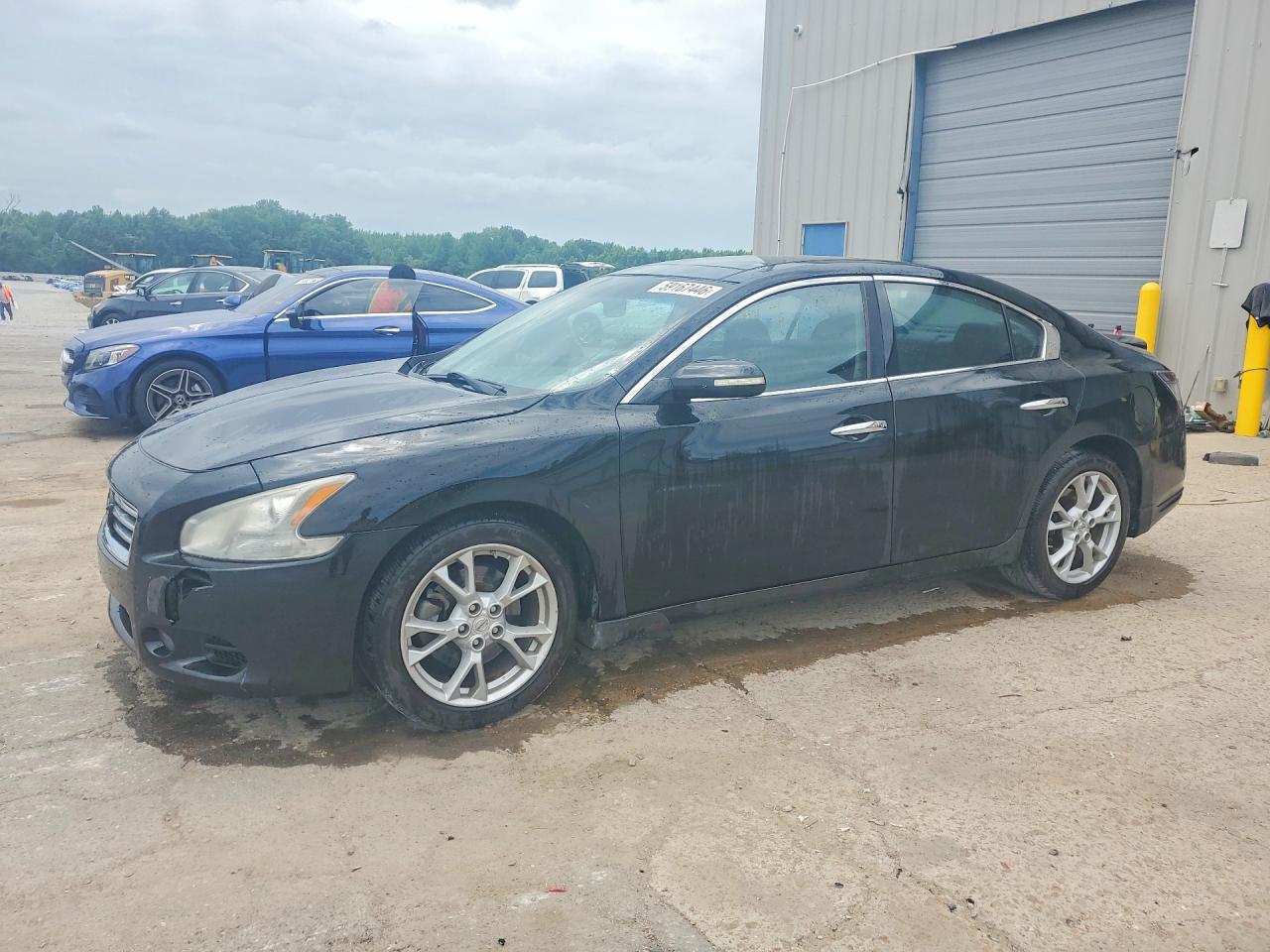 2014 Nissan Maxima 3.5 Sv Black vin: 1N4AA5APXEC496317