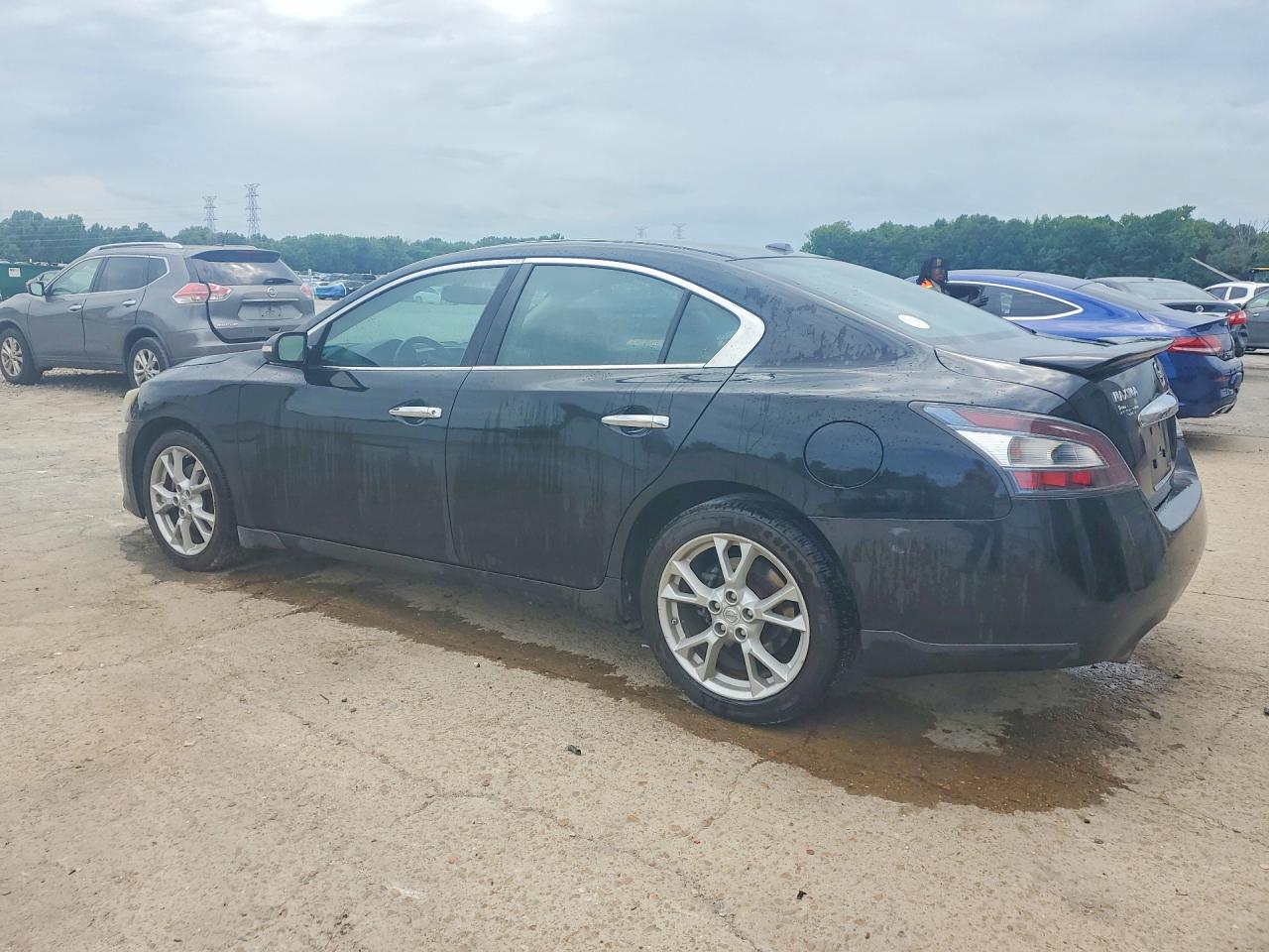 2014 Nissan Maxima 3.5 Sv Black vin: 1N4AA5APXEC496317