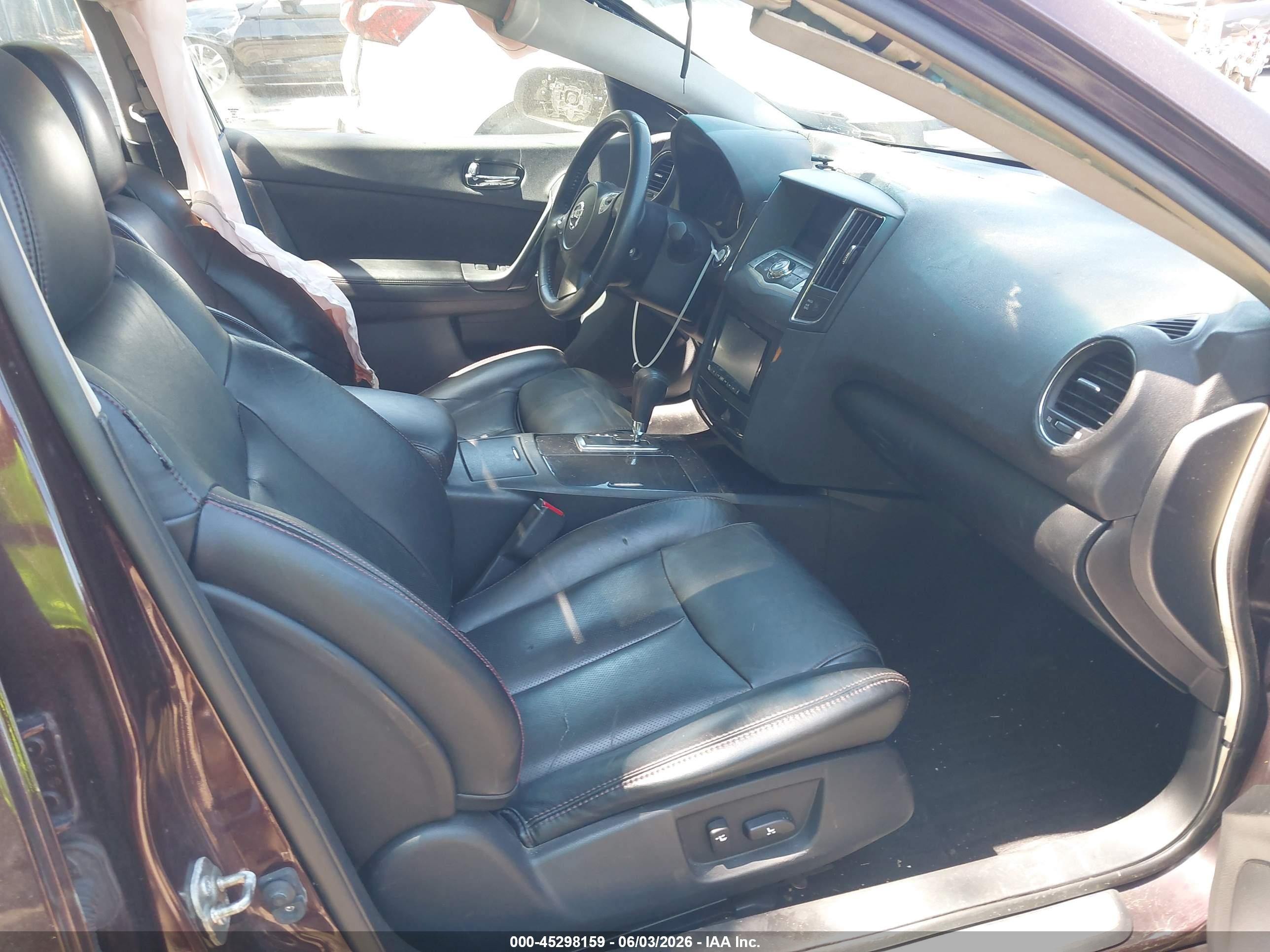 2014 Nissan Maxima 3.5 S Burgundy vin: 1N4AA5APXEC906582