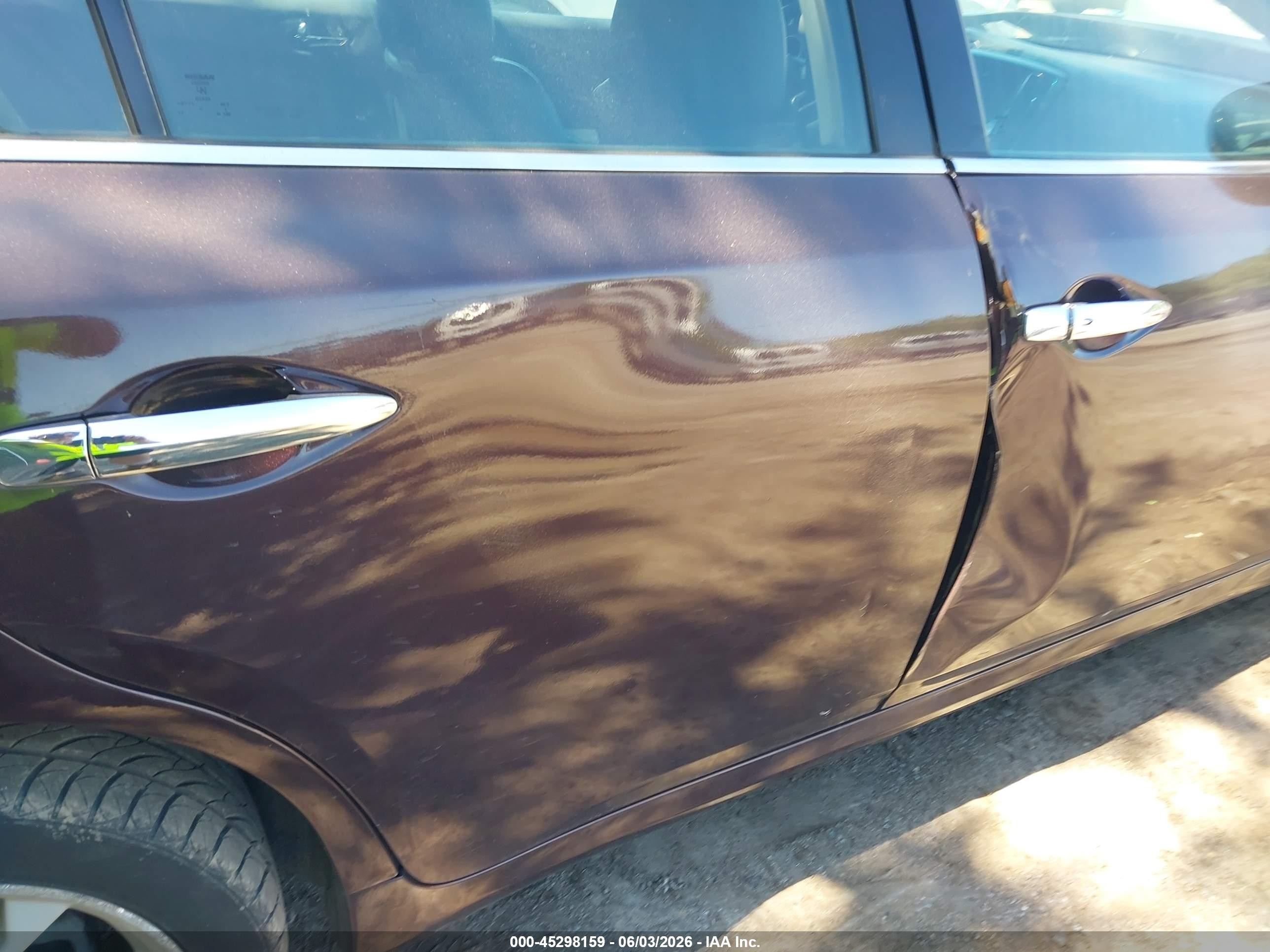 2014 Nissan Maxima 3.5 S Burgundy vin: 1N4AA5APXEC906582