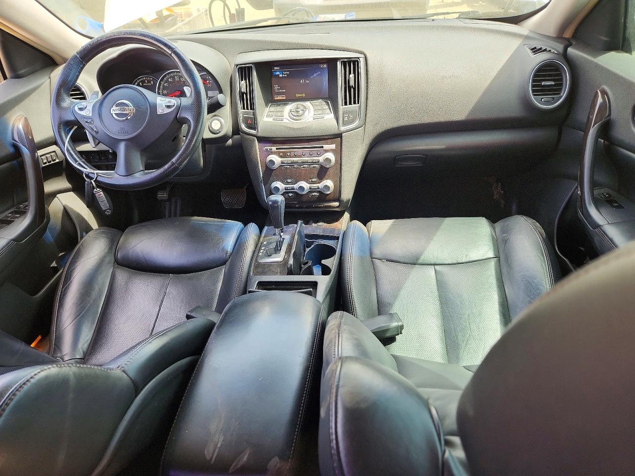 2014 Nissan Maxima 3.5 Sv White vin: 1N4AA5APXEC914309
