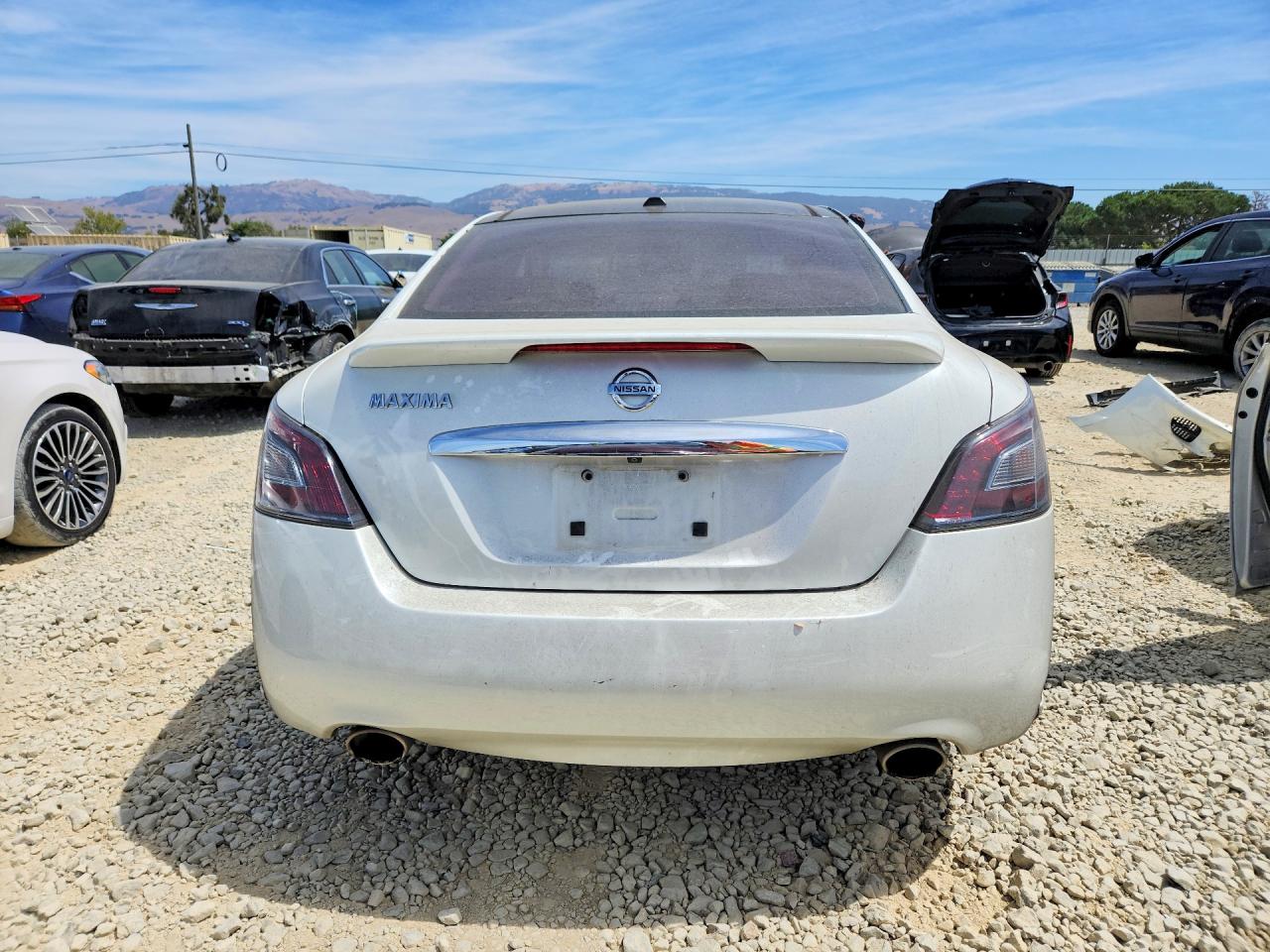 2014 Nissan Maxima 3.5 Sv White vin: 1N4AA5APXEC914309
