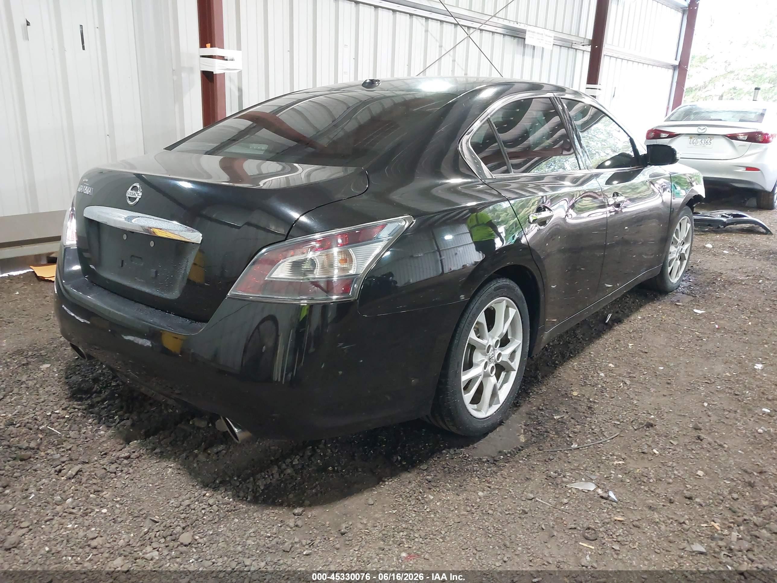 2014 Nissan Maxima 3.5 Sv Black vin: 1N4AA5APXEC914455