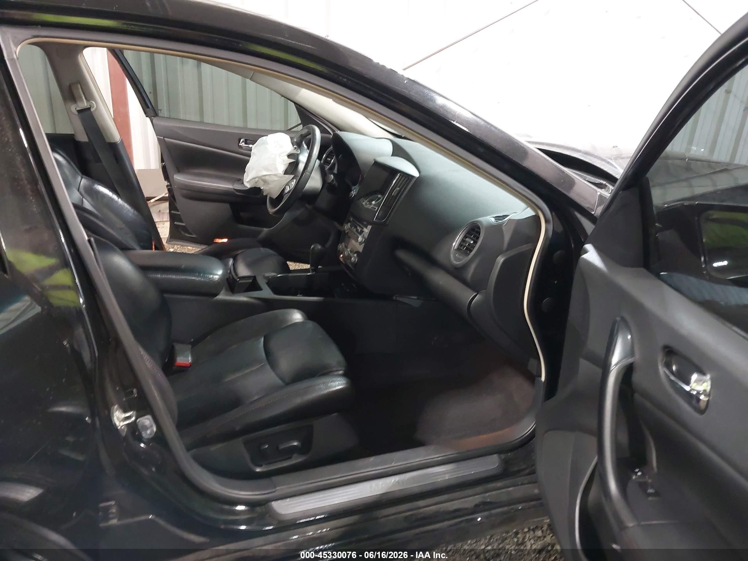 2014 Nissan Maxima 3.5 Sv Black vin: 1N4AA5APXEC914455