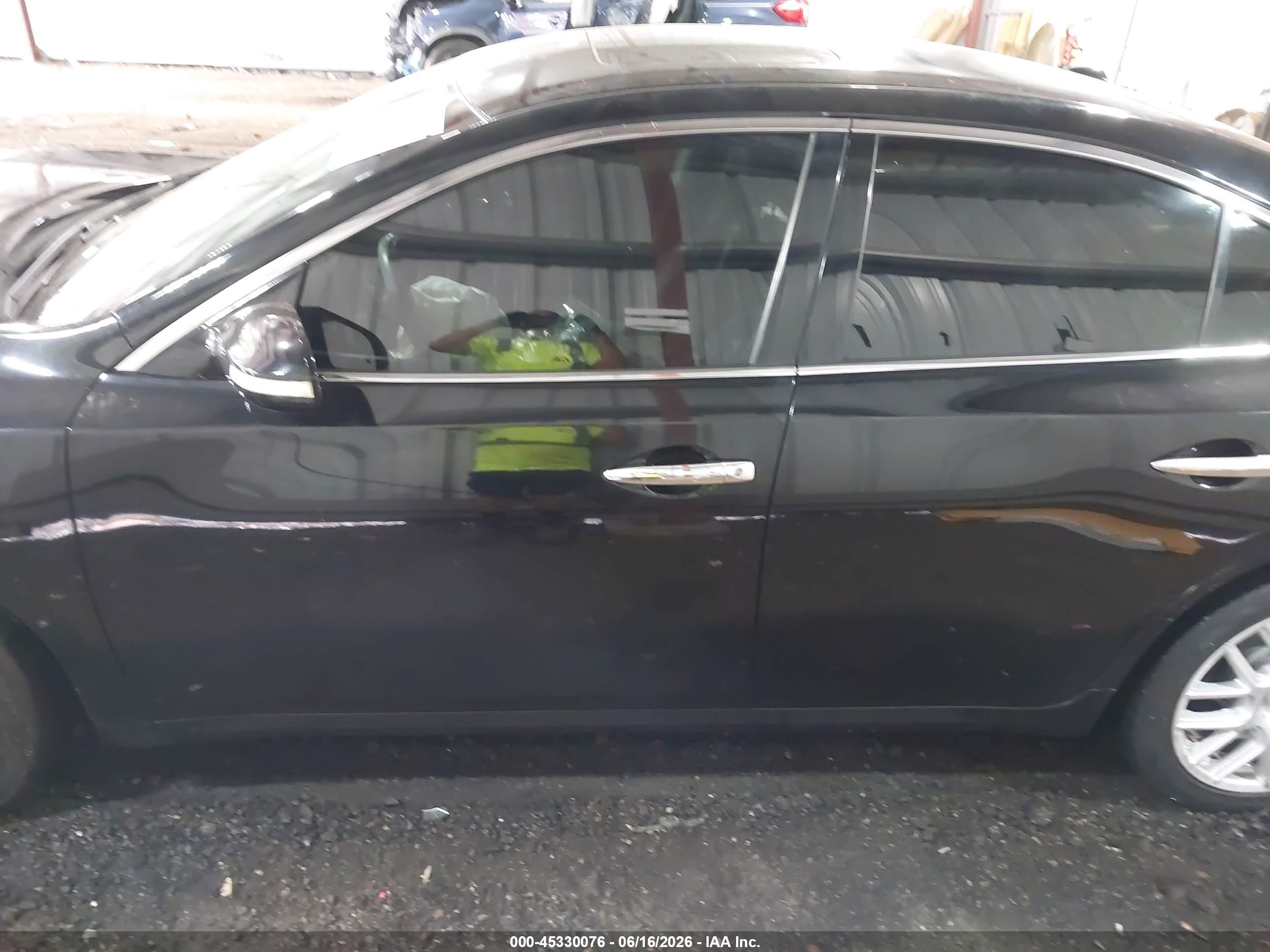 2014 Nissan Maxima 3.5 Sv Black vin: 1N4AA5APXEC914455