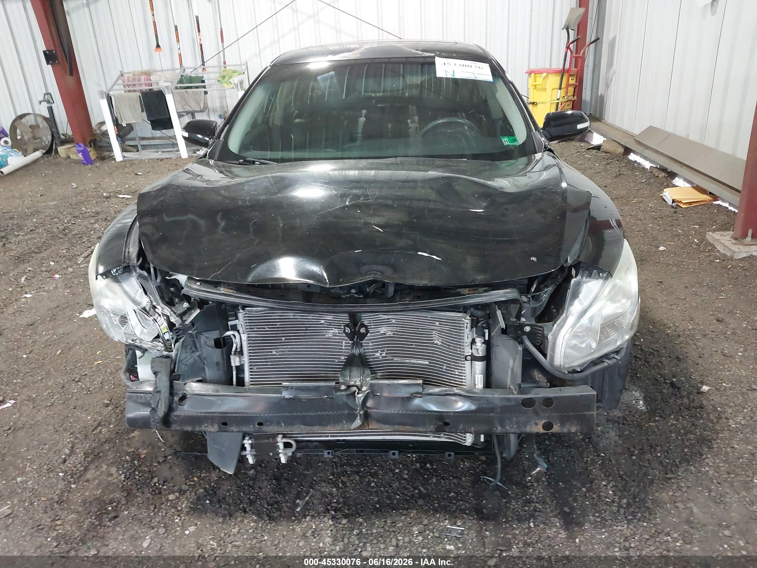 2014 Nissan Maxima 3.5 Sv Black vin: 1N4AA5APXEC914455