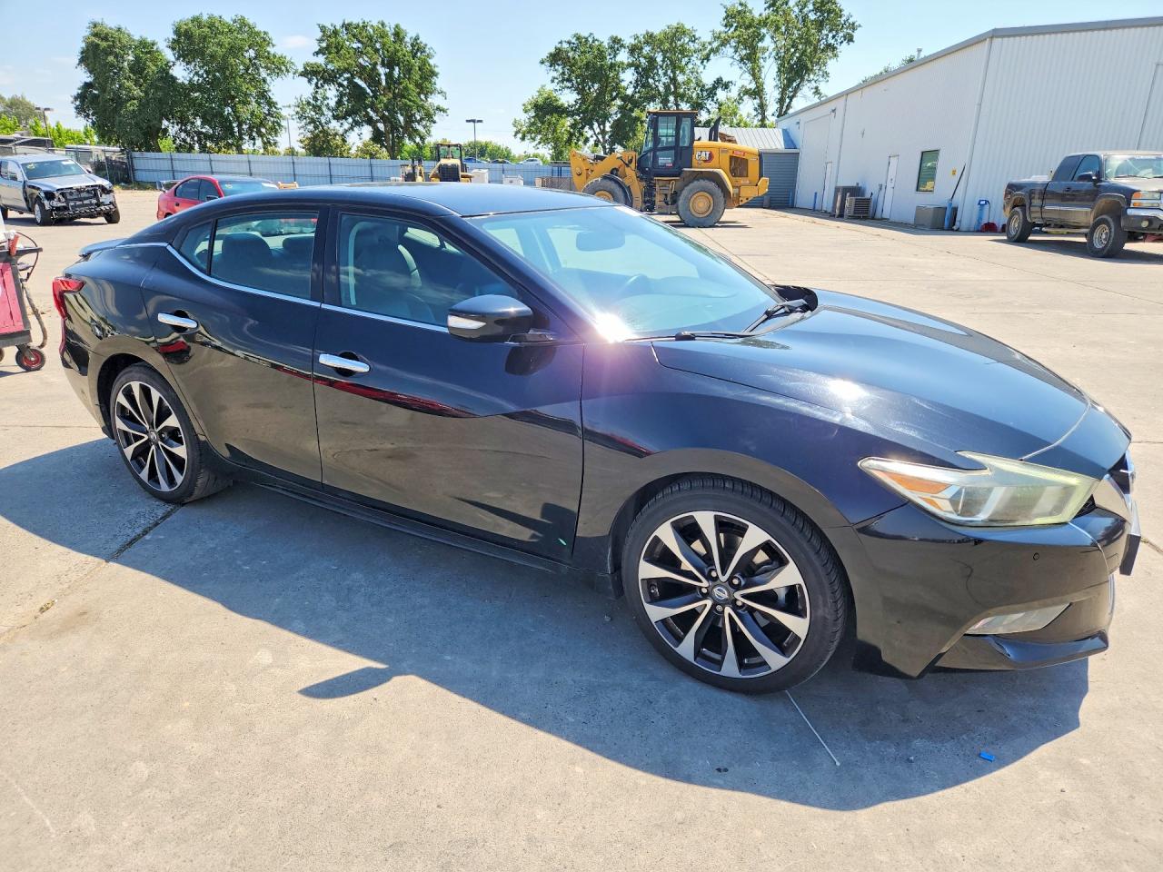 2016 Nissan Maxima 3.5 Sr Black vin: 1N4AA6AP0GC375661