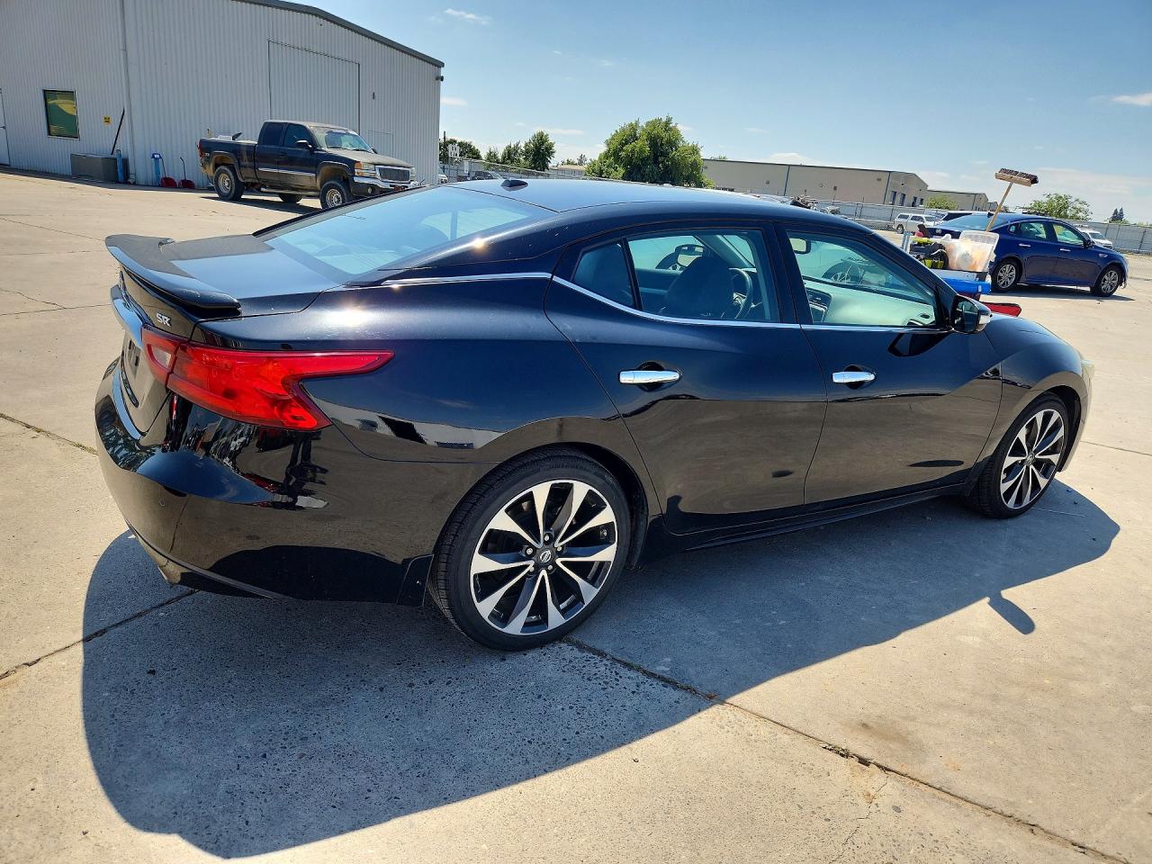 2016 Nissan Maxima 3.5 Sr Black vin: 1N4AA6AP0GC375661
