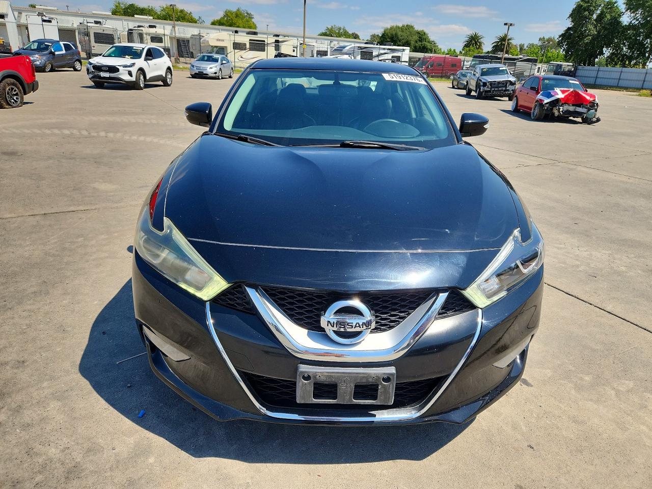 2016 Nissan Maxima 3.5 Sr Black vin: 1N4AA6AP0GC375661