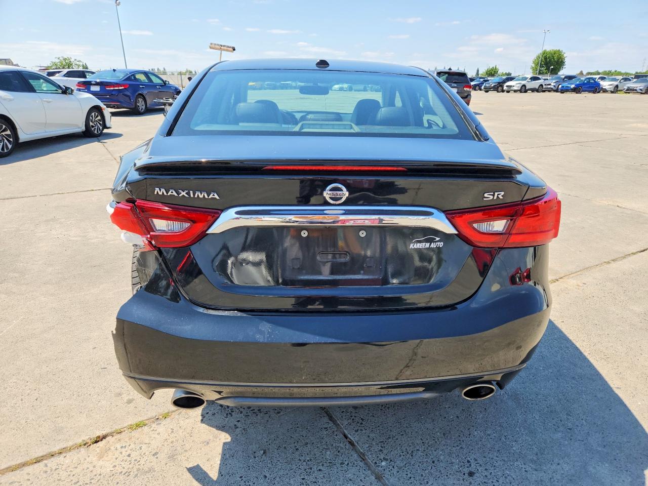 2016 Nissan Maxima 3.5 Sr Black vin: 1N4AA6AP0GC375661