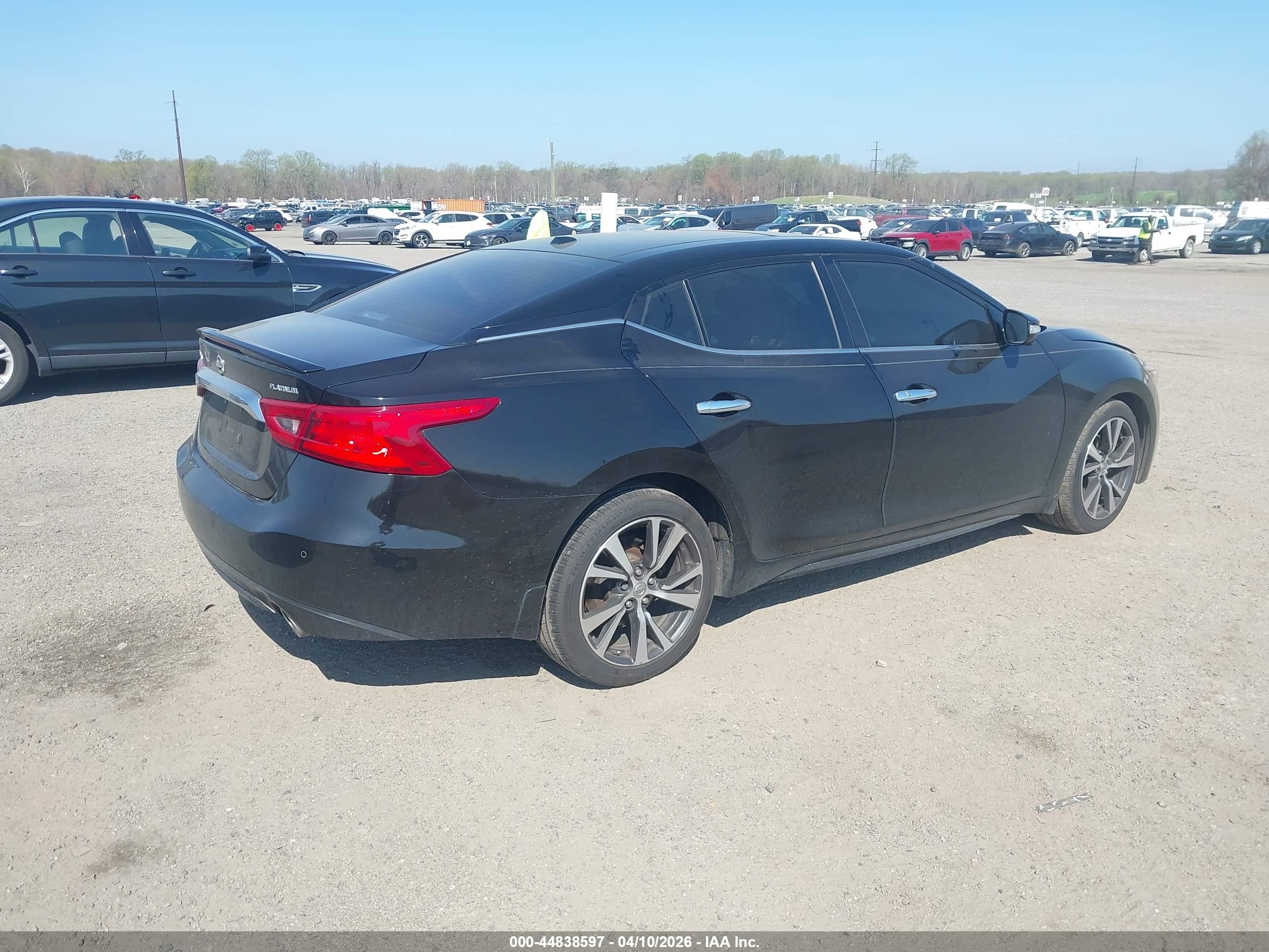 2016 Nissan Maxima 3.5 Platinum Black vin: 1N4AA6AP0GC408531