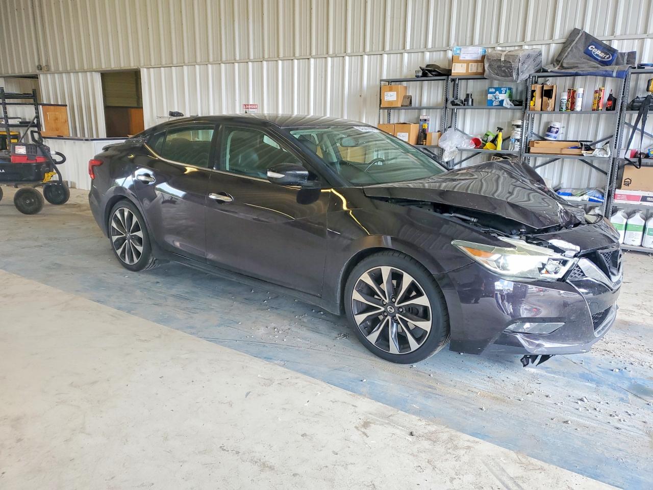 2016 Nissan Maxima 3.5 S Black vin: 1N4AA6AP0GC425331