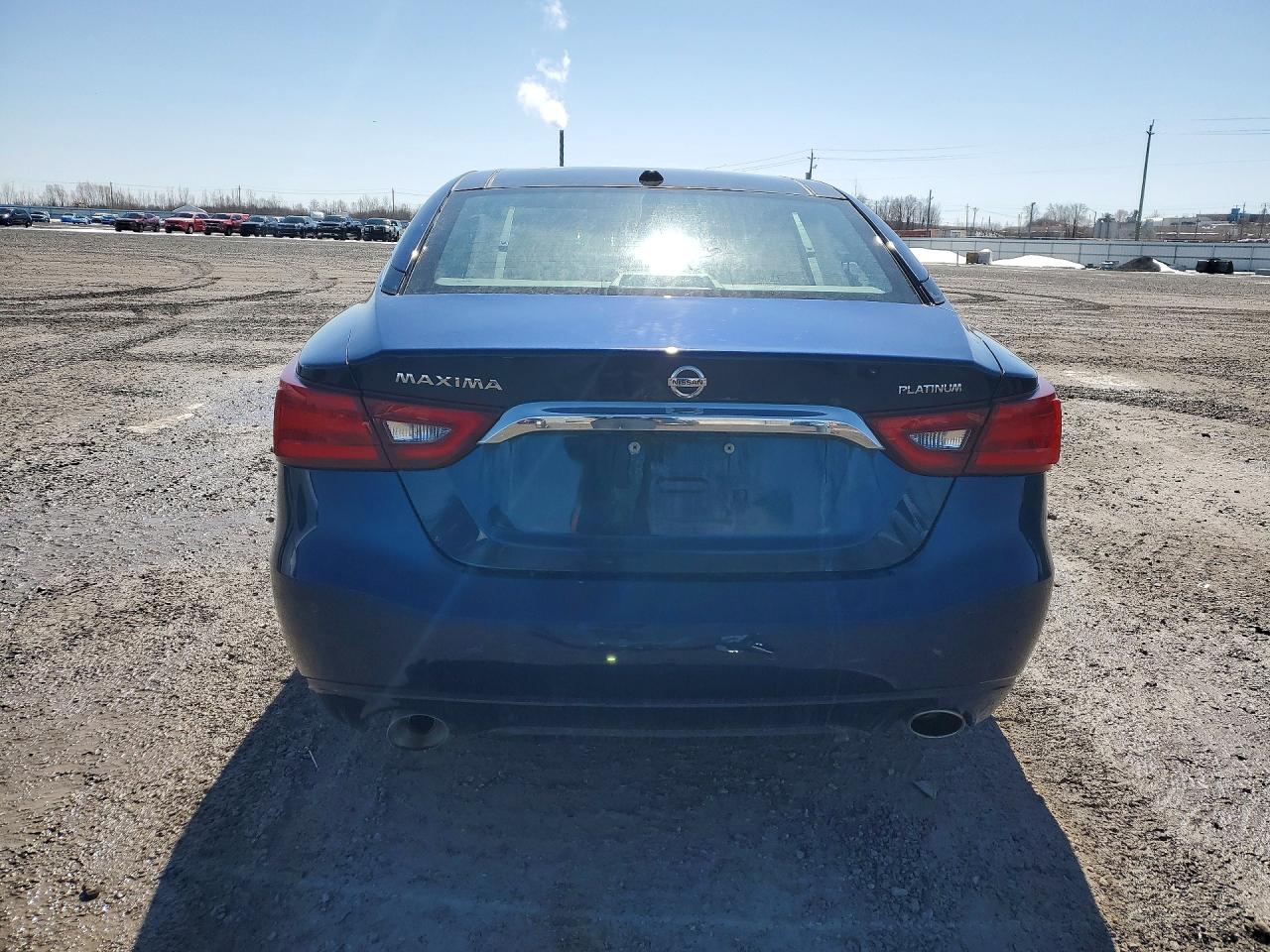 2016 Nissan Maxima 3.5 S Blue vin: 1N4AA6AP0GC425765