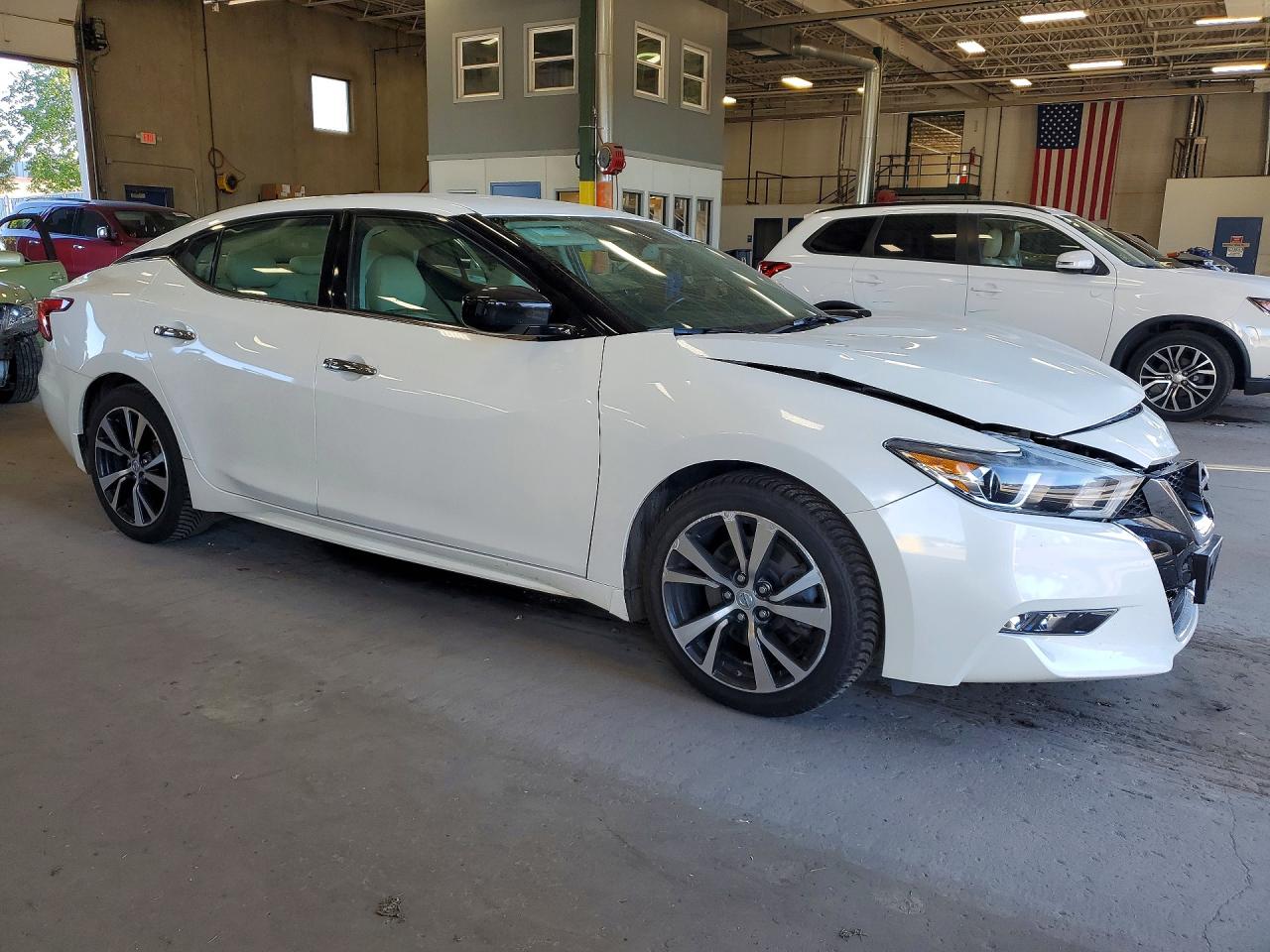 2016 Nissan Maxima 3.5 S Белый vin: 1N4AA6AP0GC430187