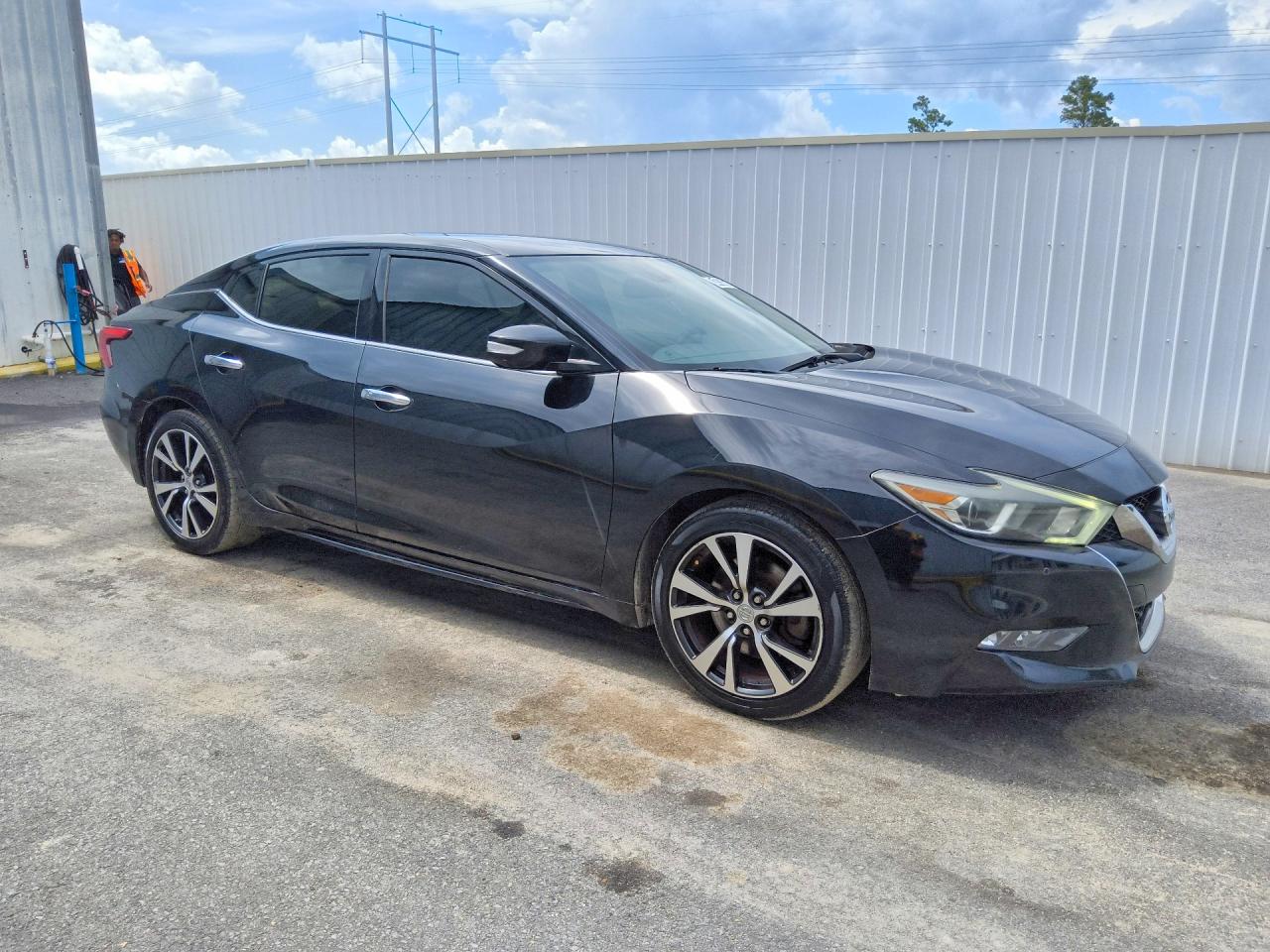 2017 Nissan Maxima 3.5 Sv Черный vin: 1N4AA6AP0HC364189