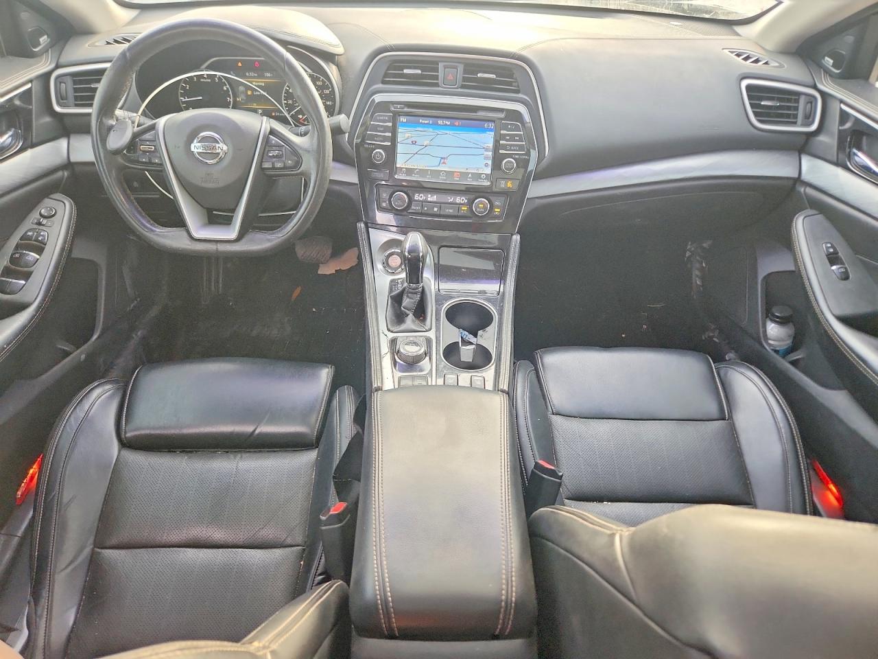 2017 Nissan Maxima 3.5 Sl Black vin: 1N4AA6AP0HC376620