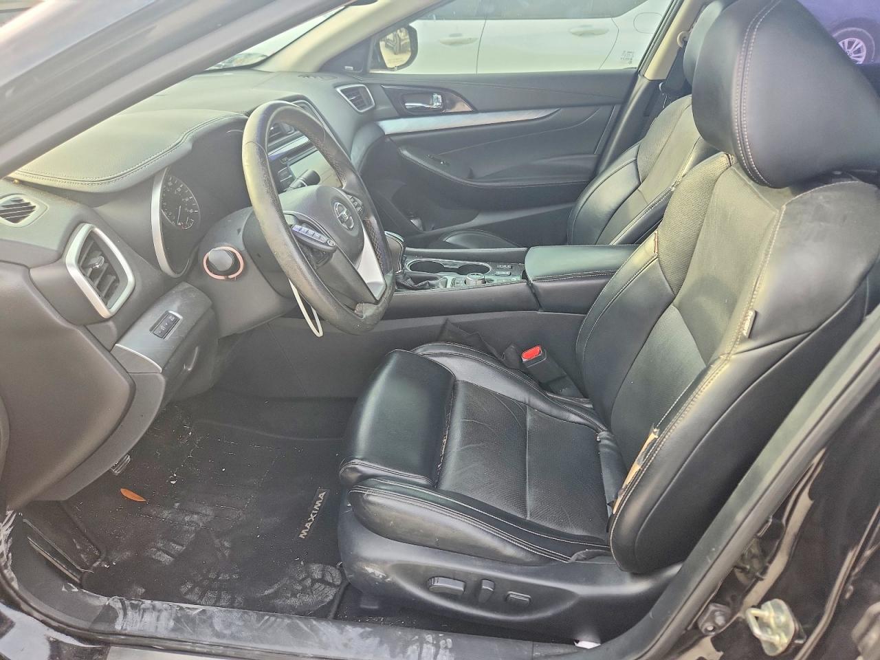 2017 Nissan Maxima 3.5 Sl Black vin: 1N4AA6AP0HC376620