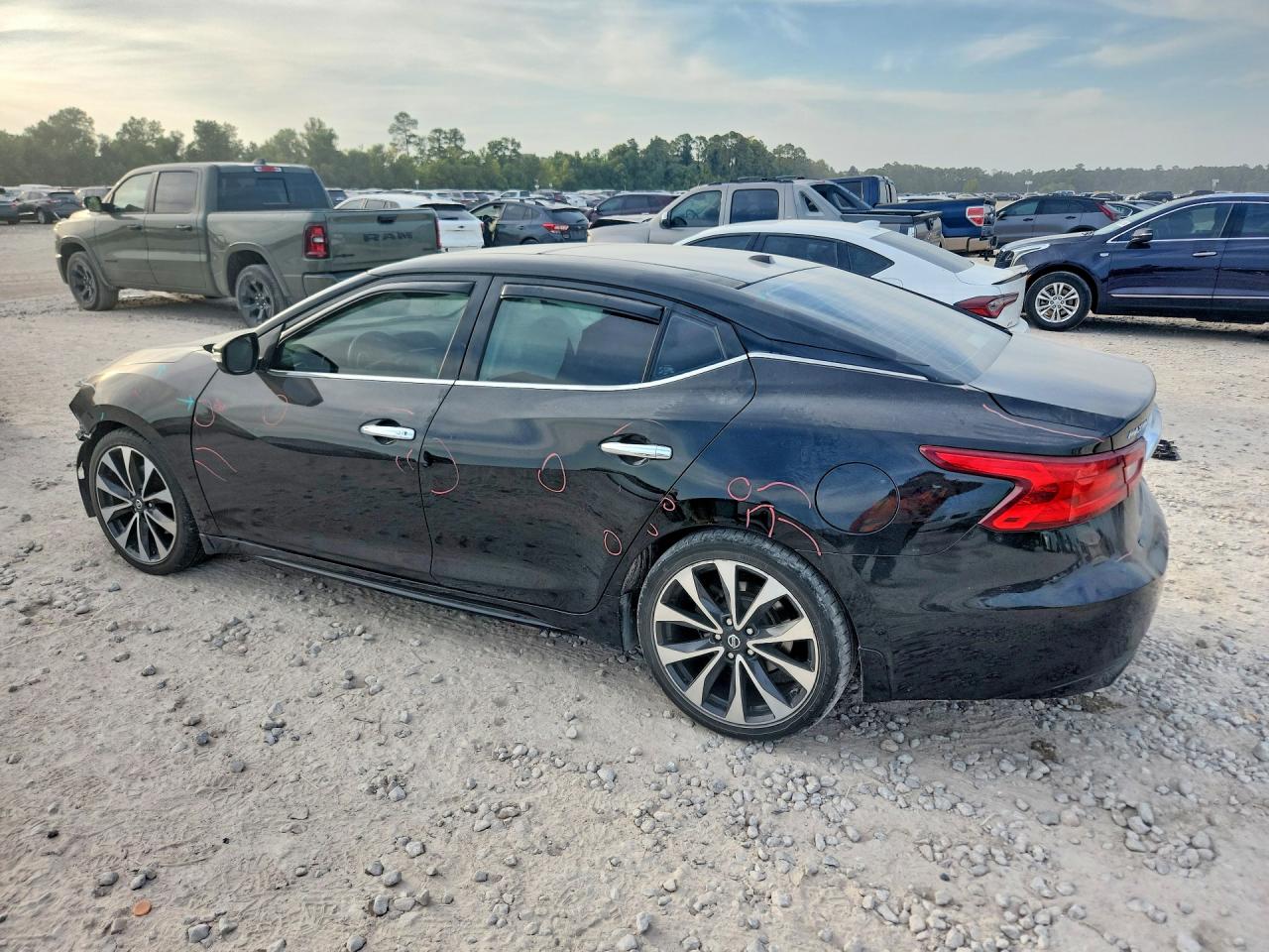 2017 Nissan Maxima 3.5 Sl Black vin: 1N4AA6AP0HC376620