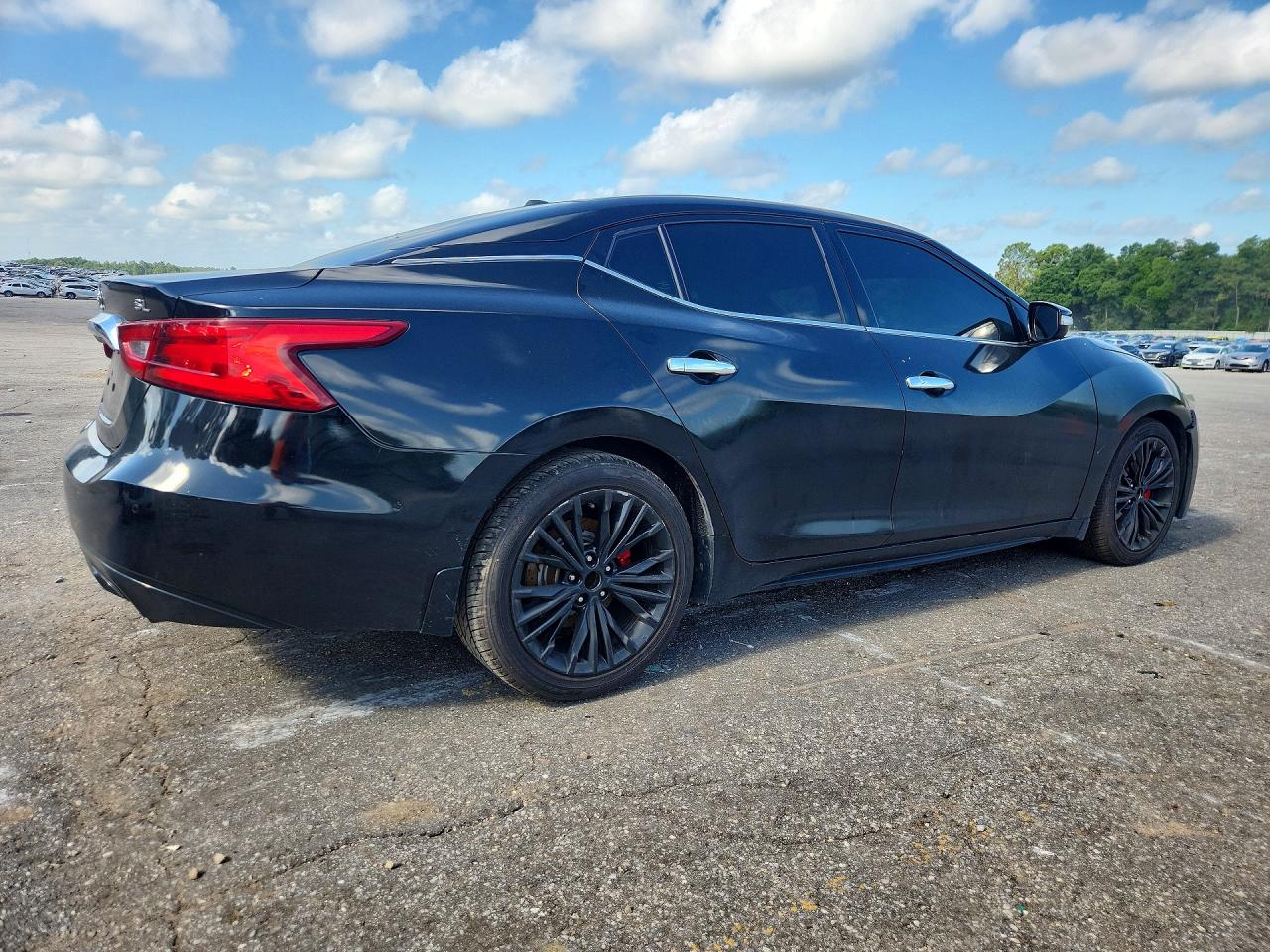 2017 Nissan Maxima 3.5 Sl Black vin: 1N4AA6AP0HC403900