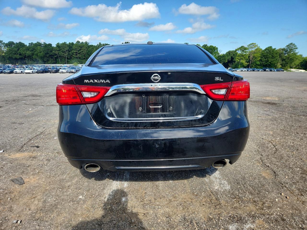 2017 Nissan Maxima 3.5 Sl Black vin: 1N4AA6AP0HC403900