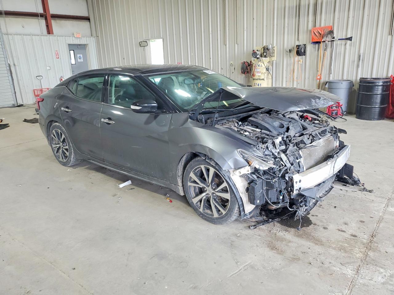 2017 Nissan Maxima 3.5 Sl Gray vin: 1N4AA6AP0HC439053