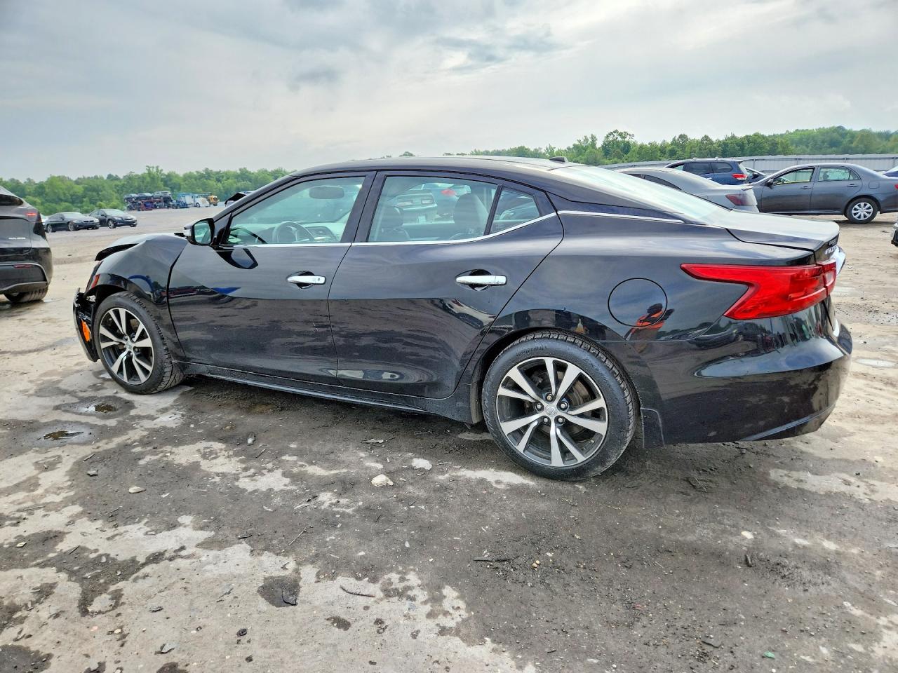 2017 Nissan Maxima 3.5 Sl Black vin: 1N4AA6AP0HC444947