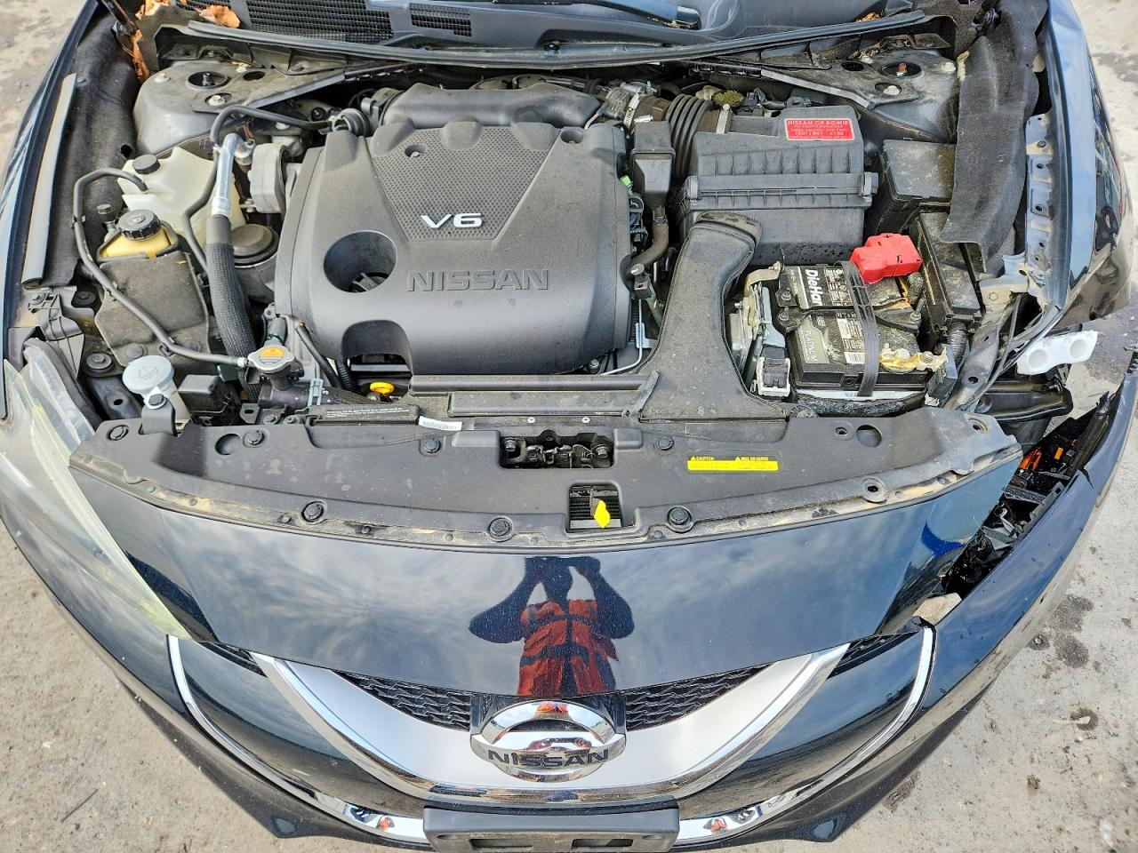 2017 Nissan Maxima 3.5 Sl Black vin: 1N4AA6AP0HC444947