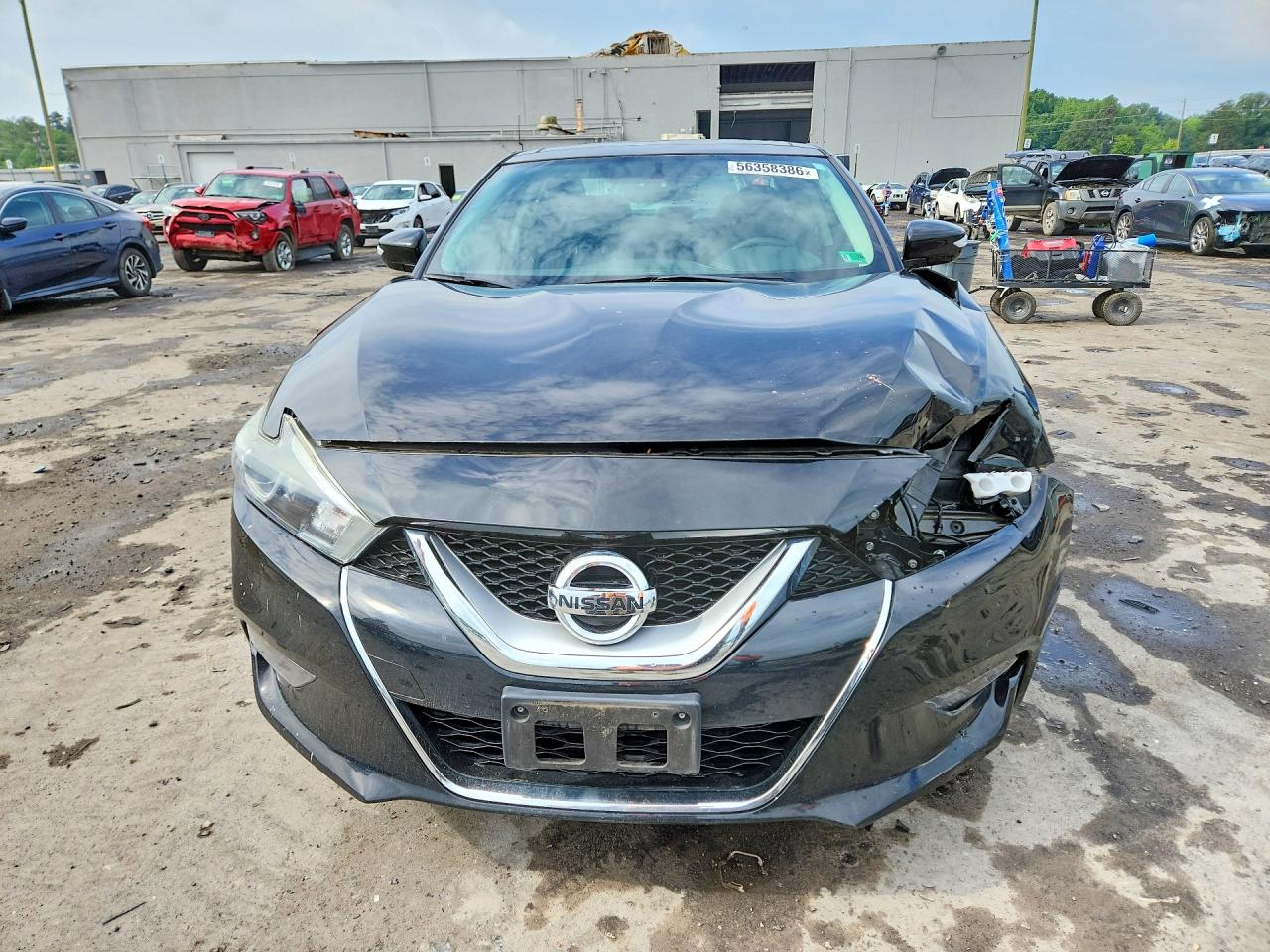 2017 Nissan Maxima 3.5 Sl Black vin: 1N4AA6AP0HC444947