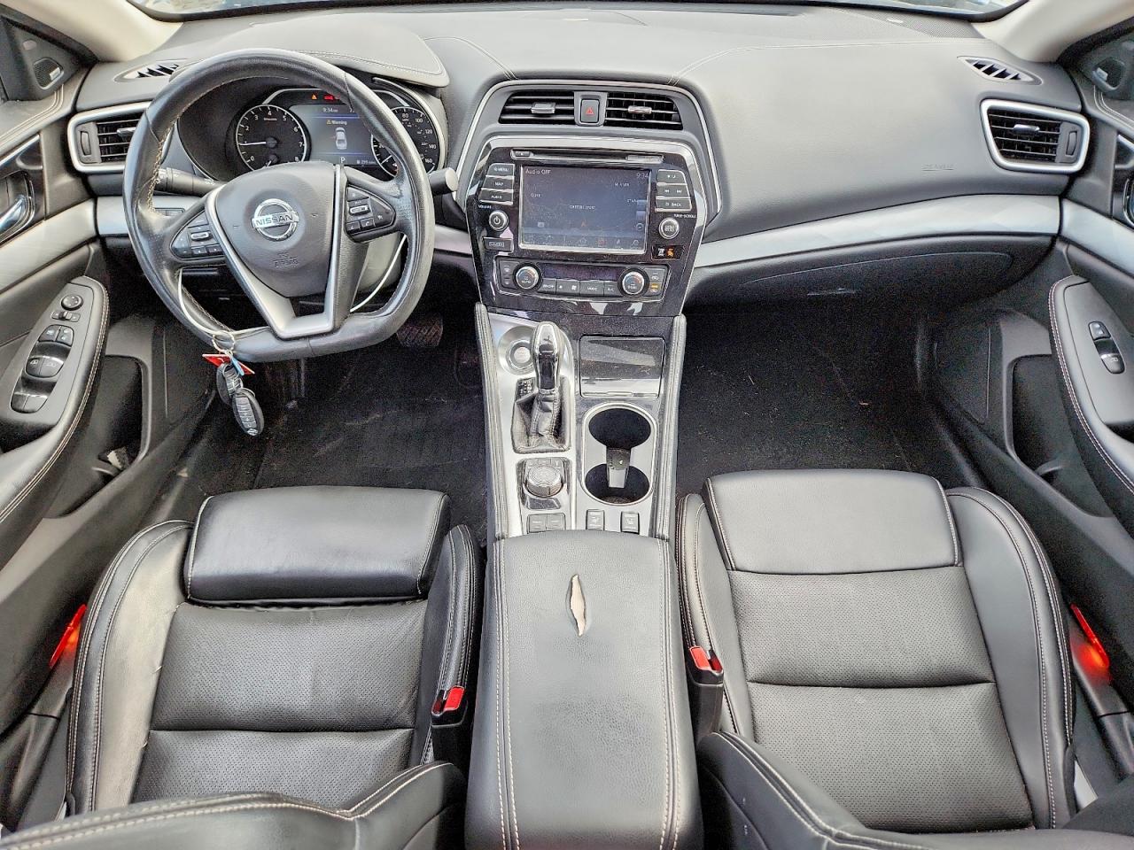 2017 Nissan Maxima 3.5 Sl Black vin: 1N4AA6AP0HC444947