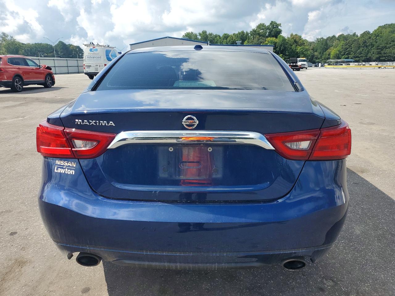 2018 Nissan Maxima 3.5 S Blue vin: 1N4AA6AP0JC366479