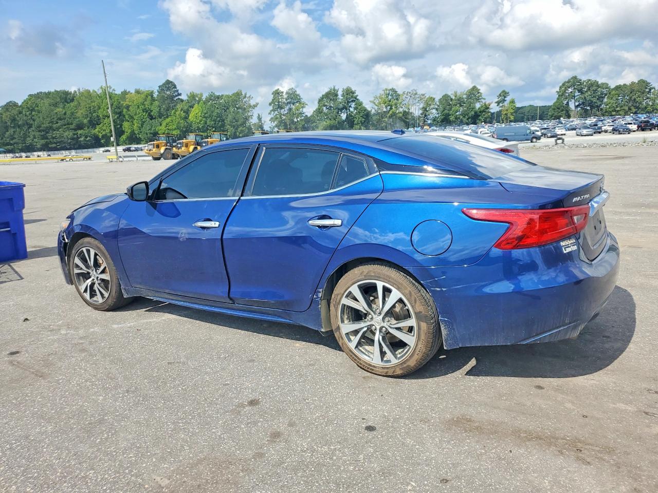 2018 Nissan Maxima 3.5 S Blue vin: 1N4AA6AP0JC366479